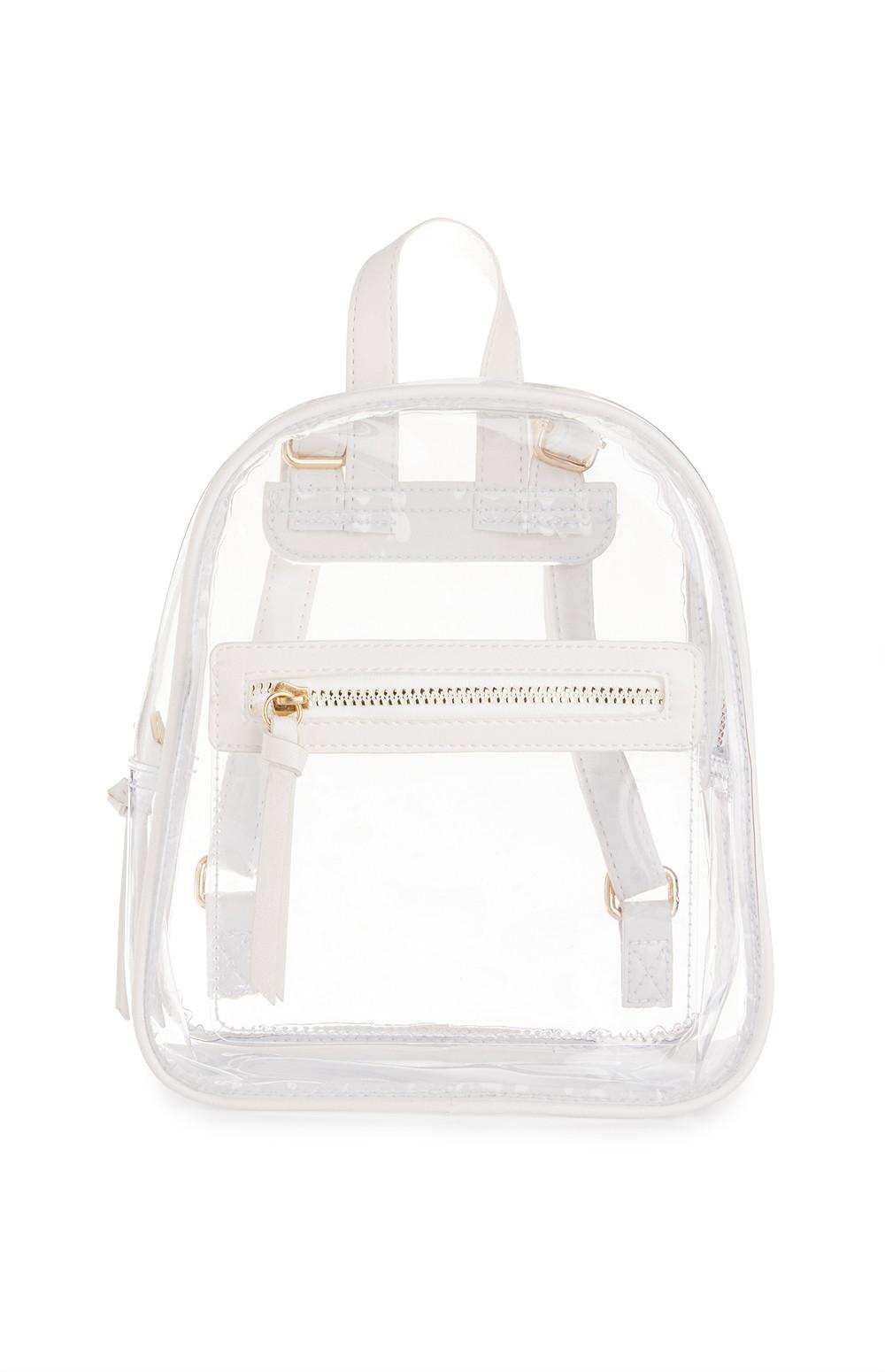 clear backpack primark