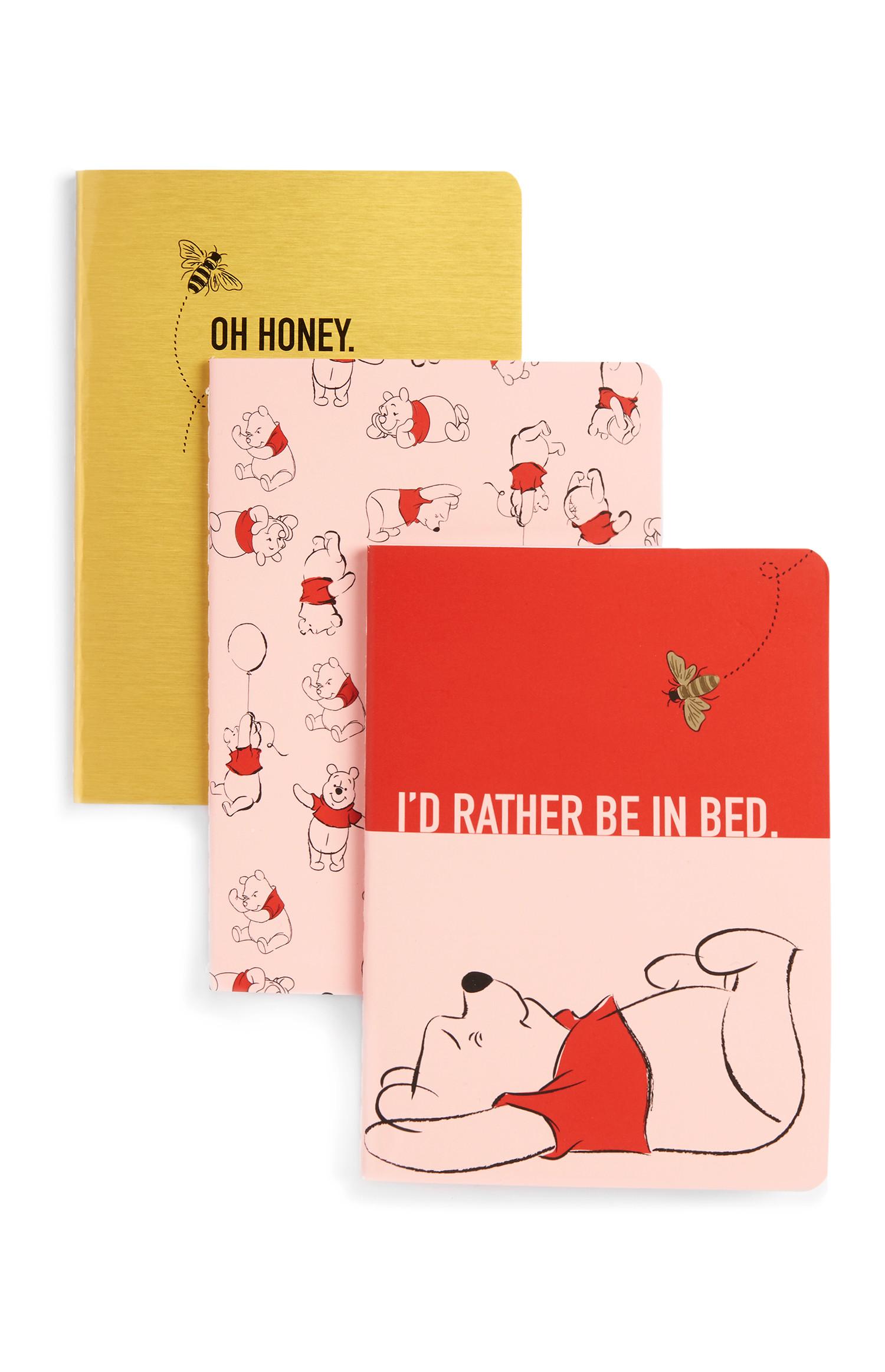 Beležnica Winnie The Pooh, 3 kosi