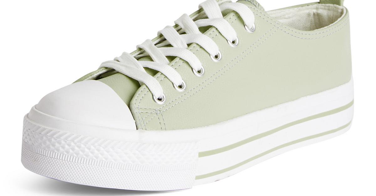 Classic Flatform Trainers | Trainers | Shoes & Boots | Womens | Categories | Primark UK