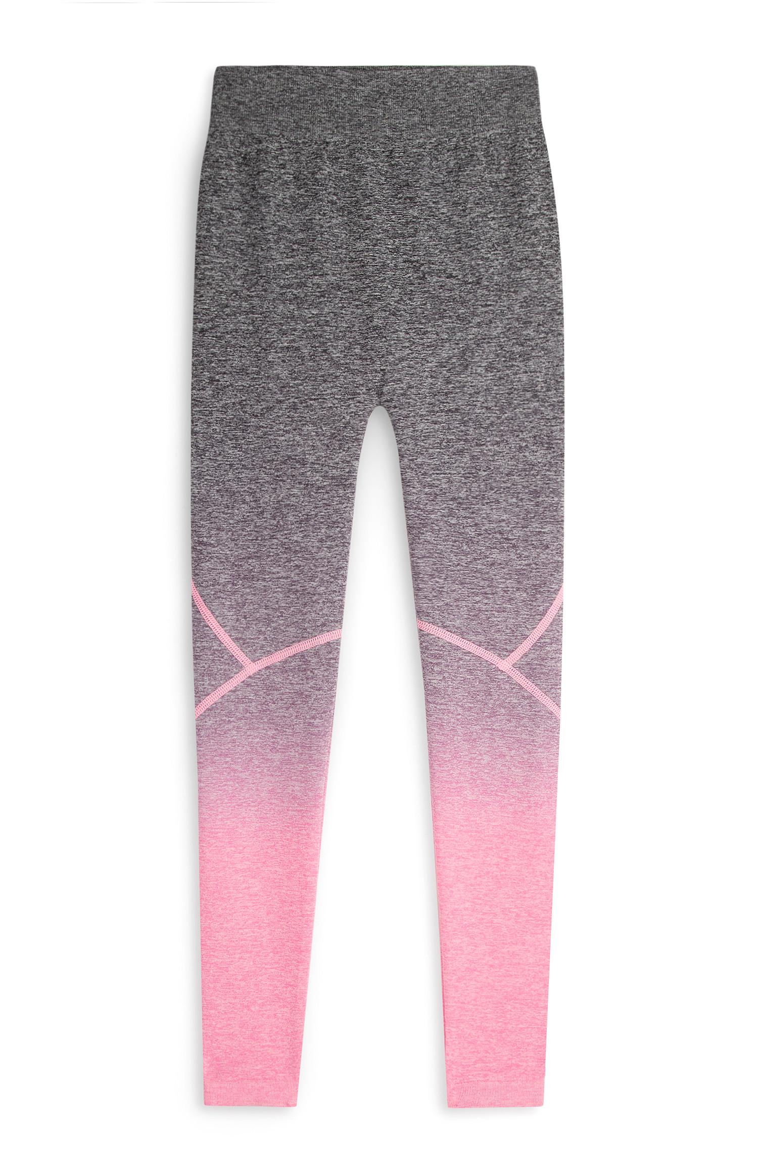 Leggings desporto ombré rapariga cor-de-rosa