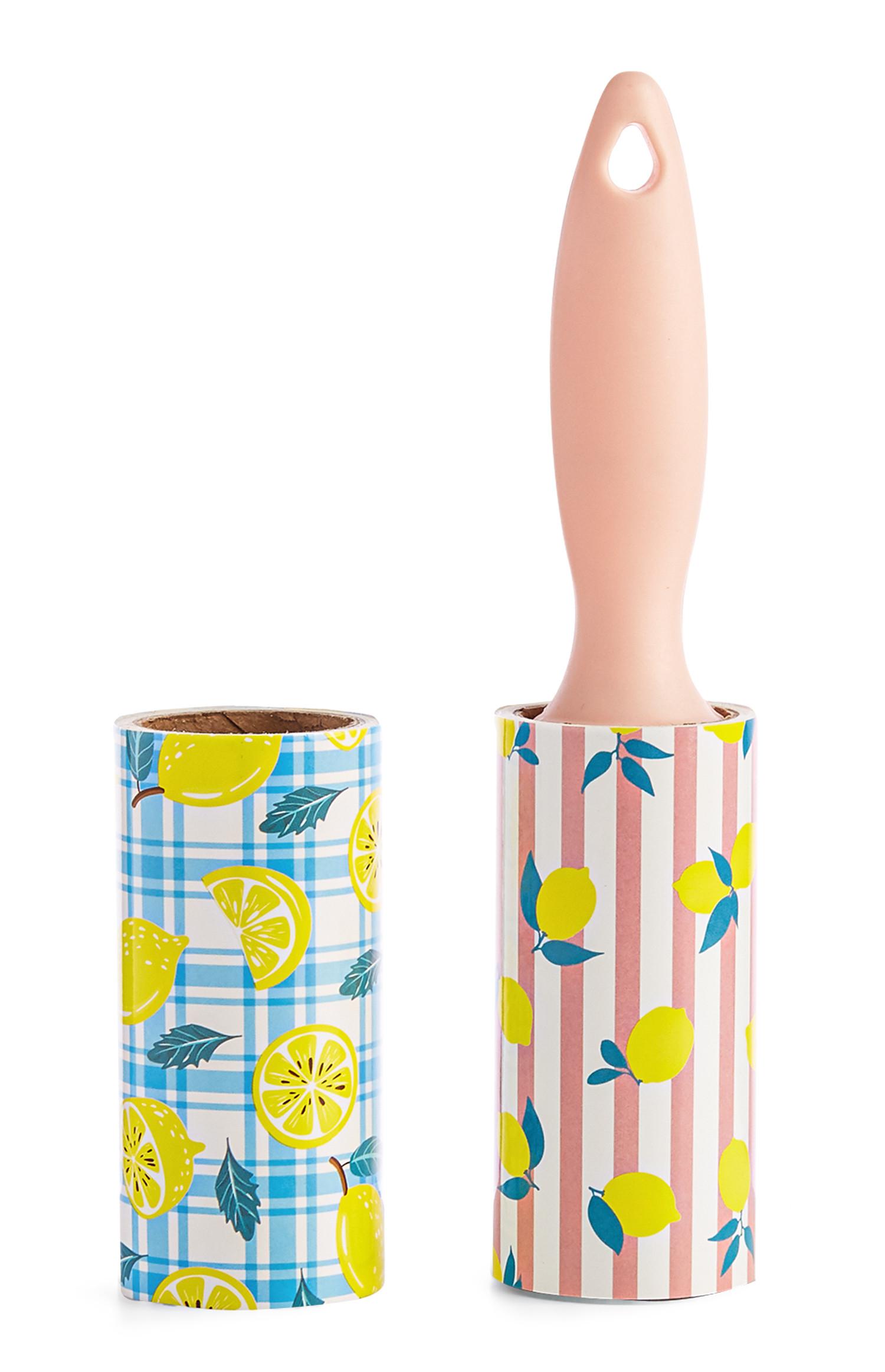 Čistilni valjček s potiskom limon, 2 kosa