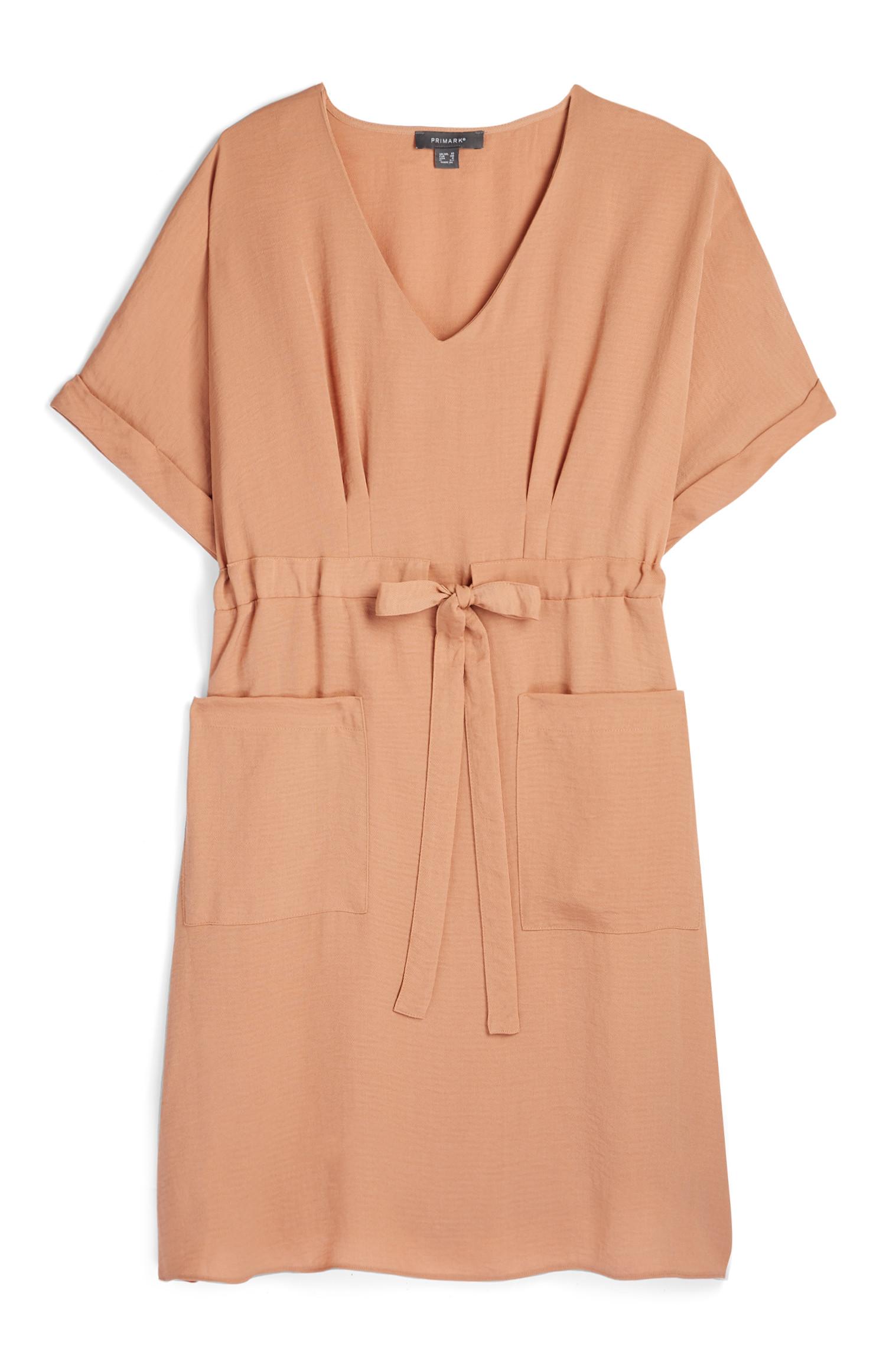 Tunique pêche avec cordon de serrage à la taille