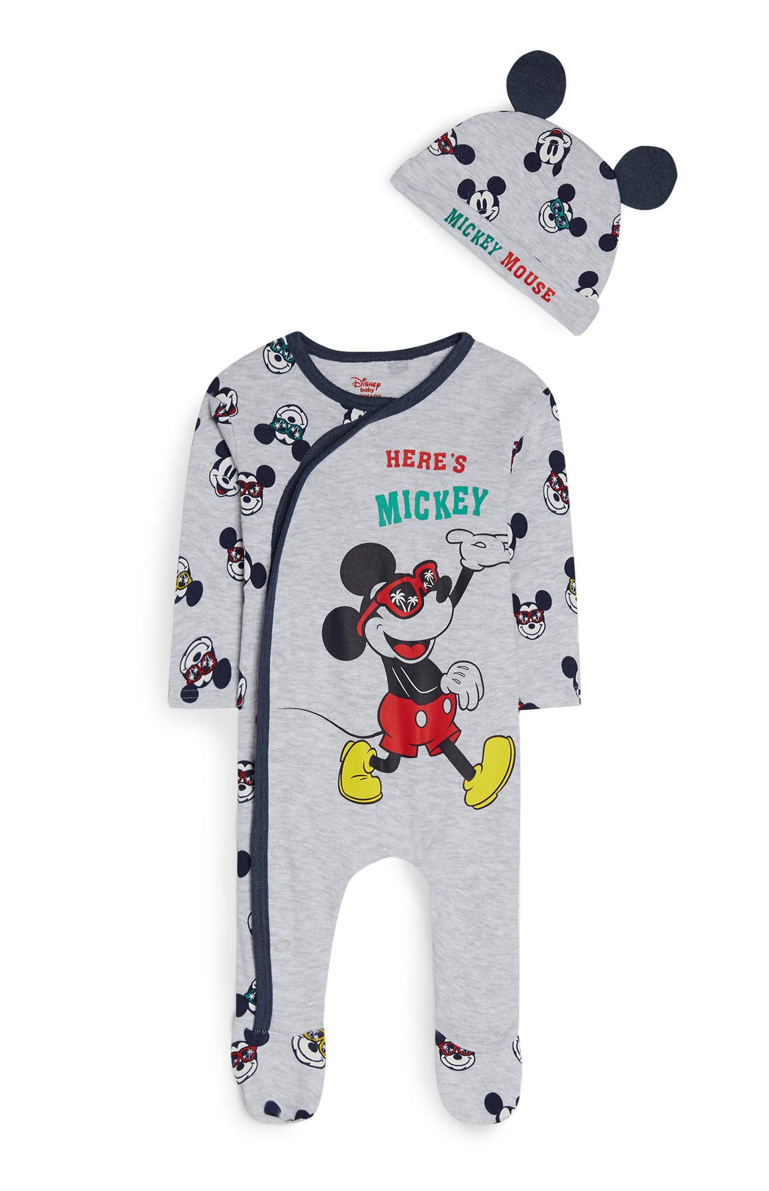 Fantovski bodi Mickey Mouse s kapo za dojenčke