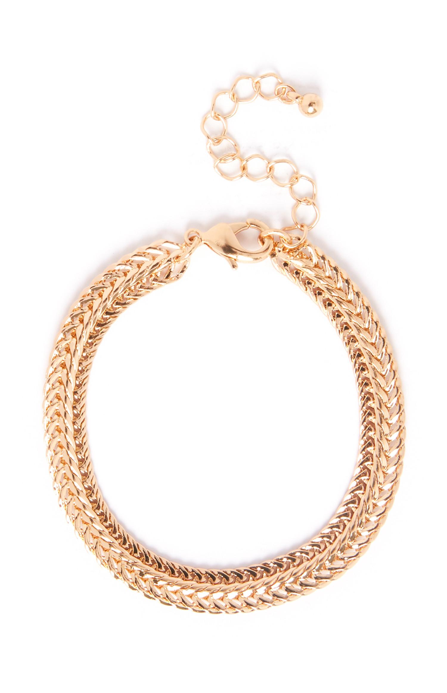 Pulseira corrente grossa cobra