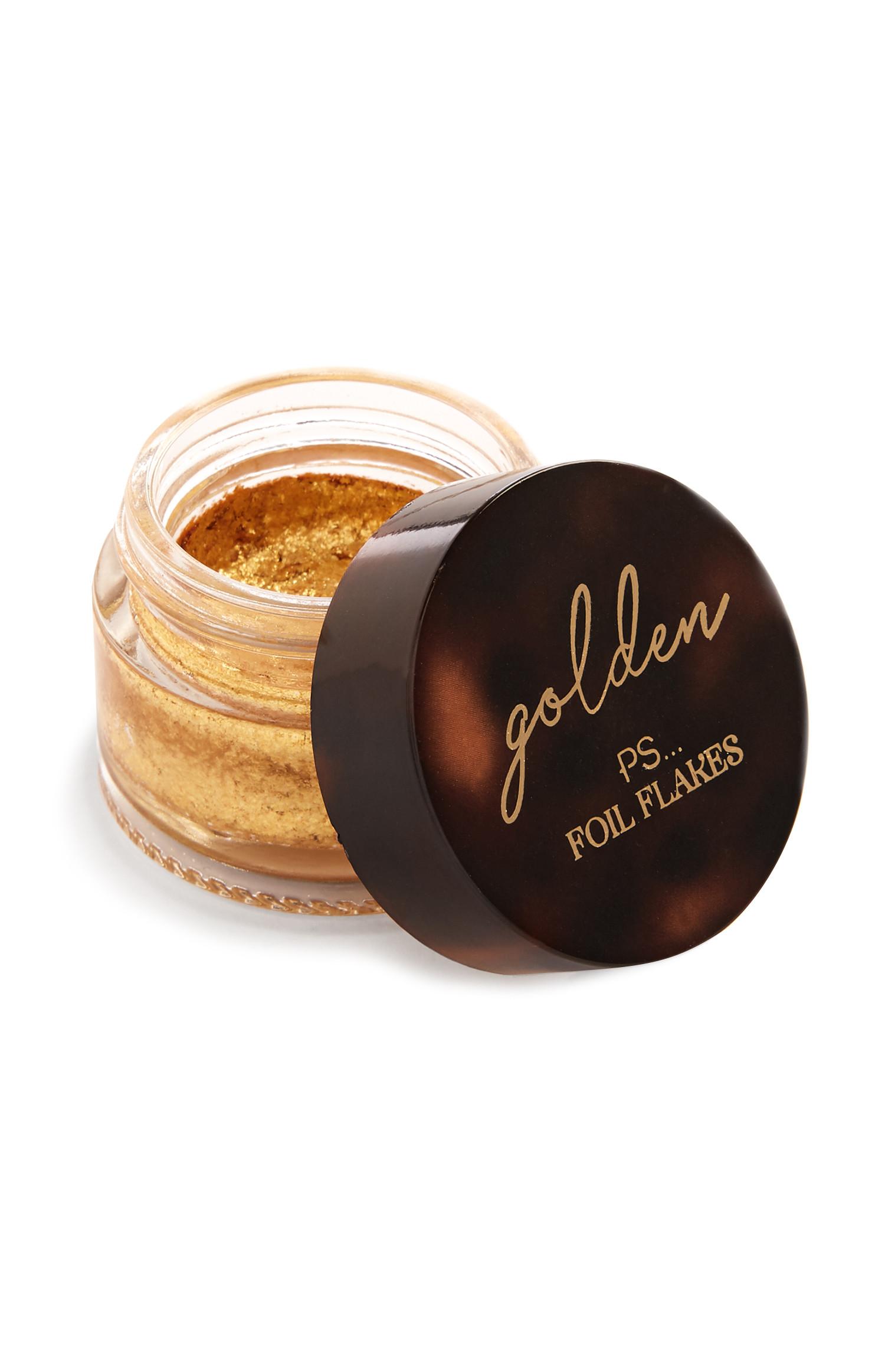 Kosmiči iz zlate folije za obraz in telo