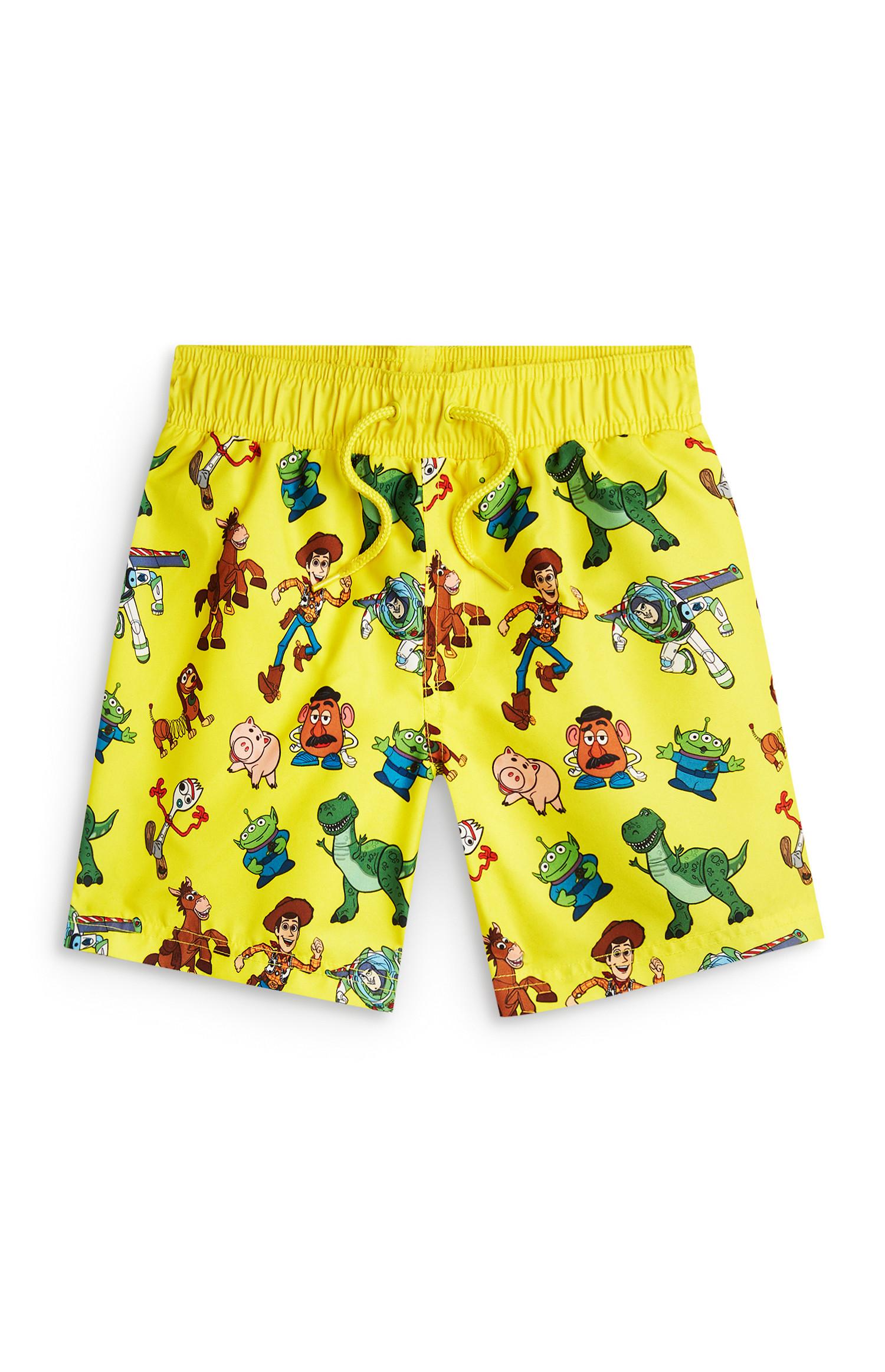 Calções banho personagens Toy Story menino amarelo