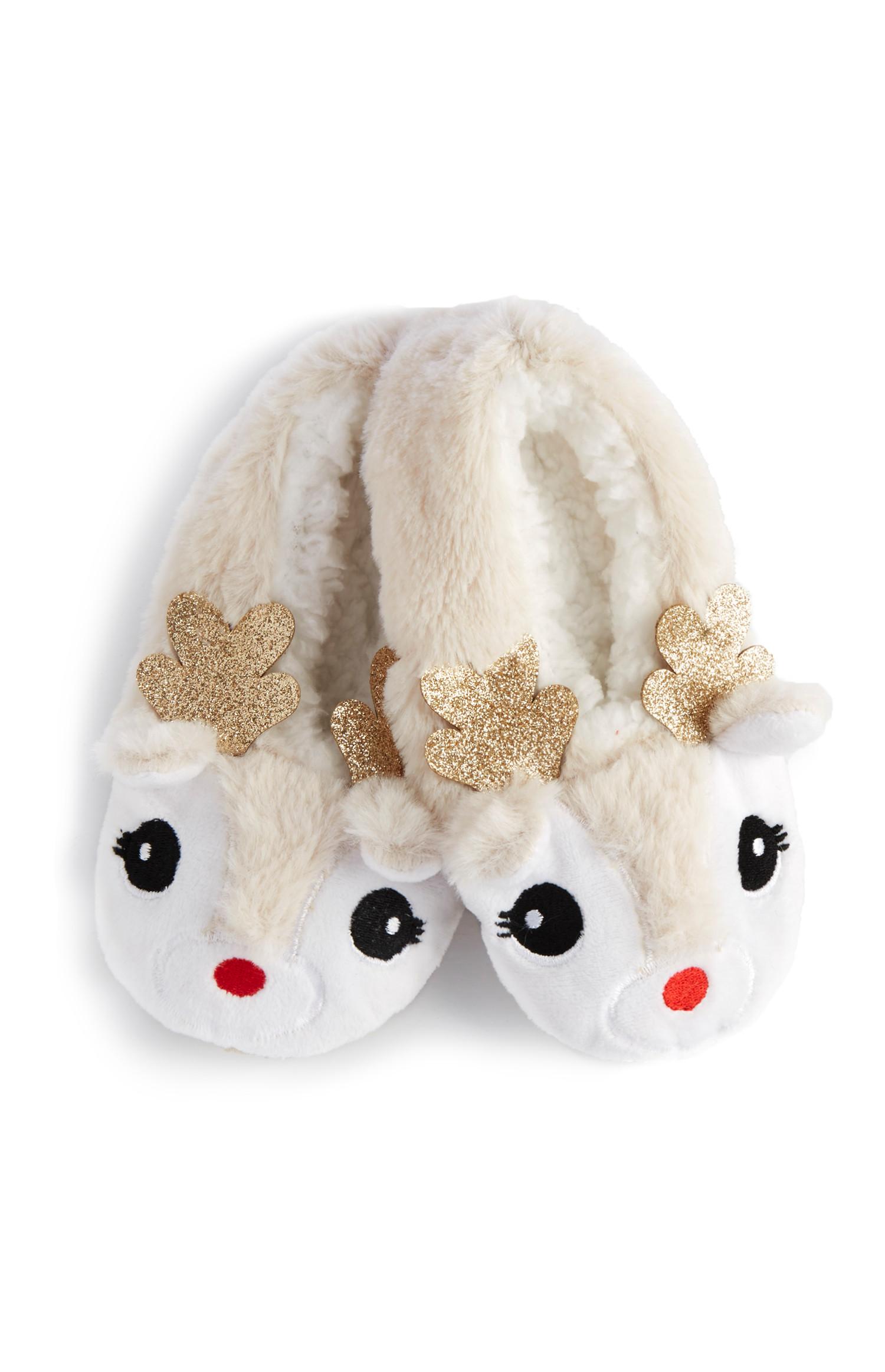 Beli copati z glavo severnega jelena