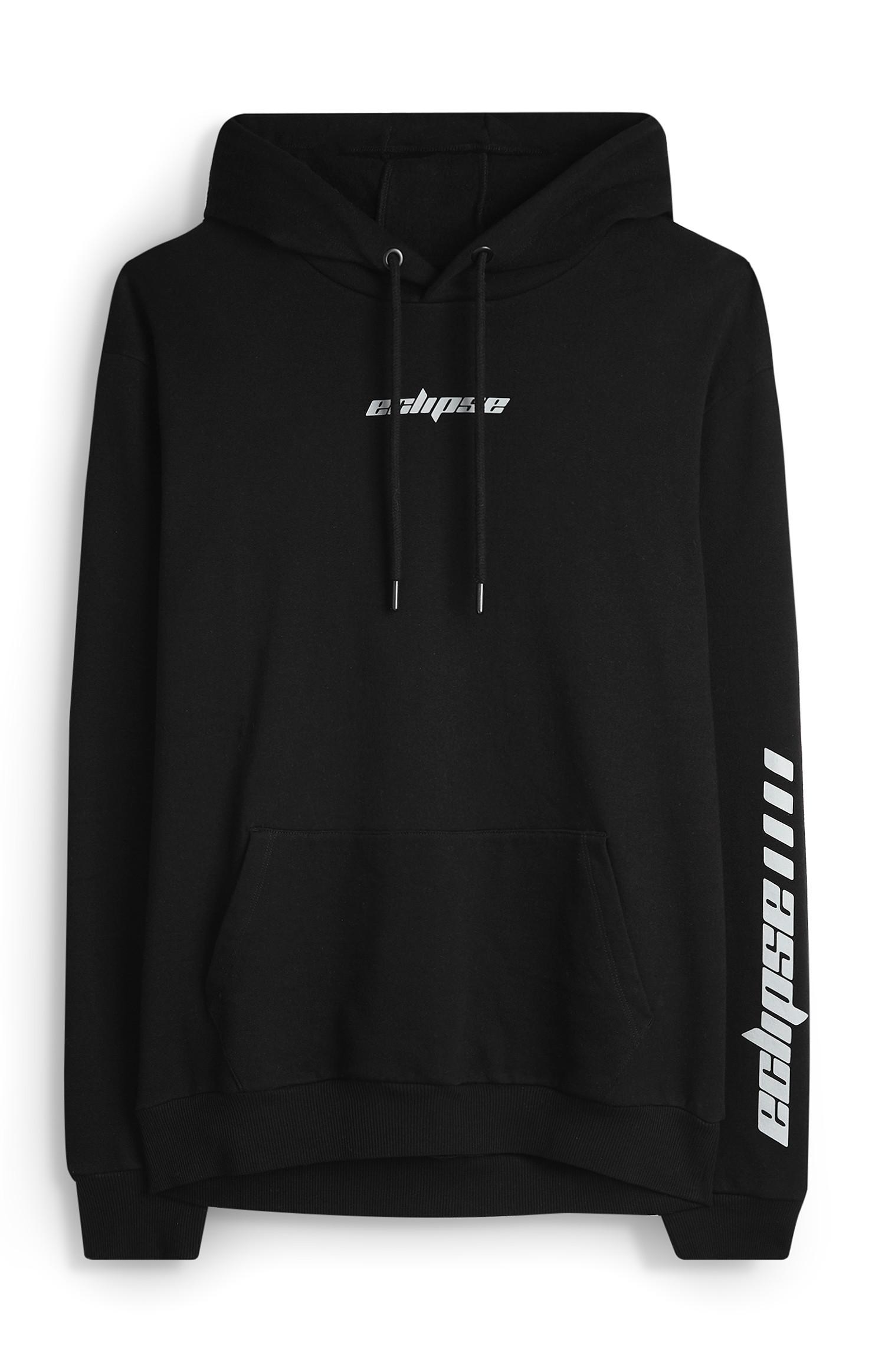 Camisola capuz refletora eclipse preto