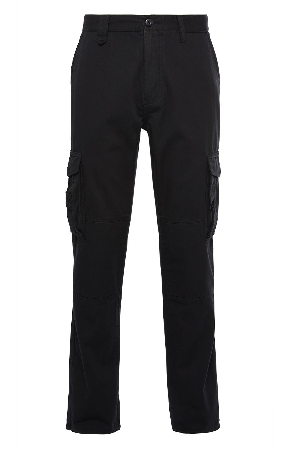 black mens cargos