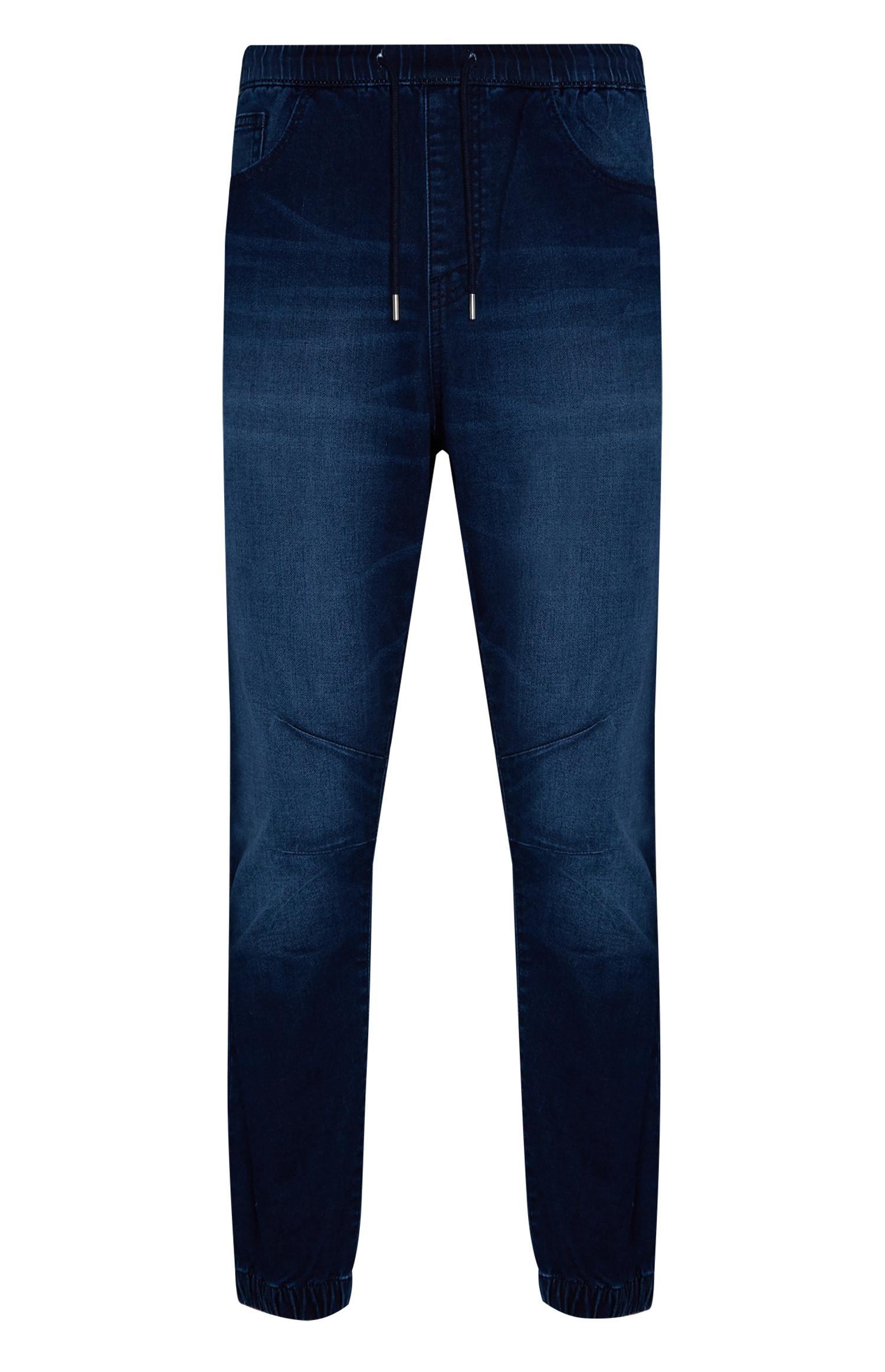 Calças treino cordão azul-escuro