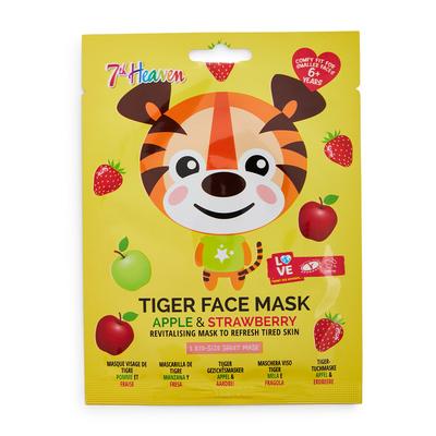 7th Heaven Gesichtsmaske mit Tiger-Print, Apfel und Erdbeere