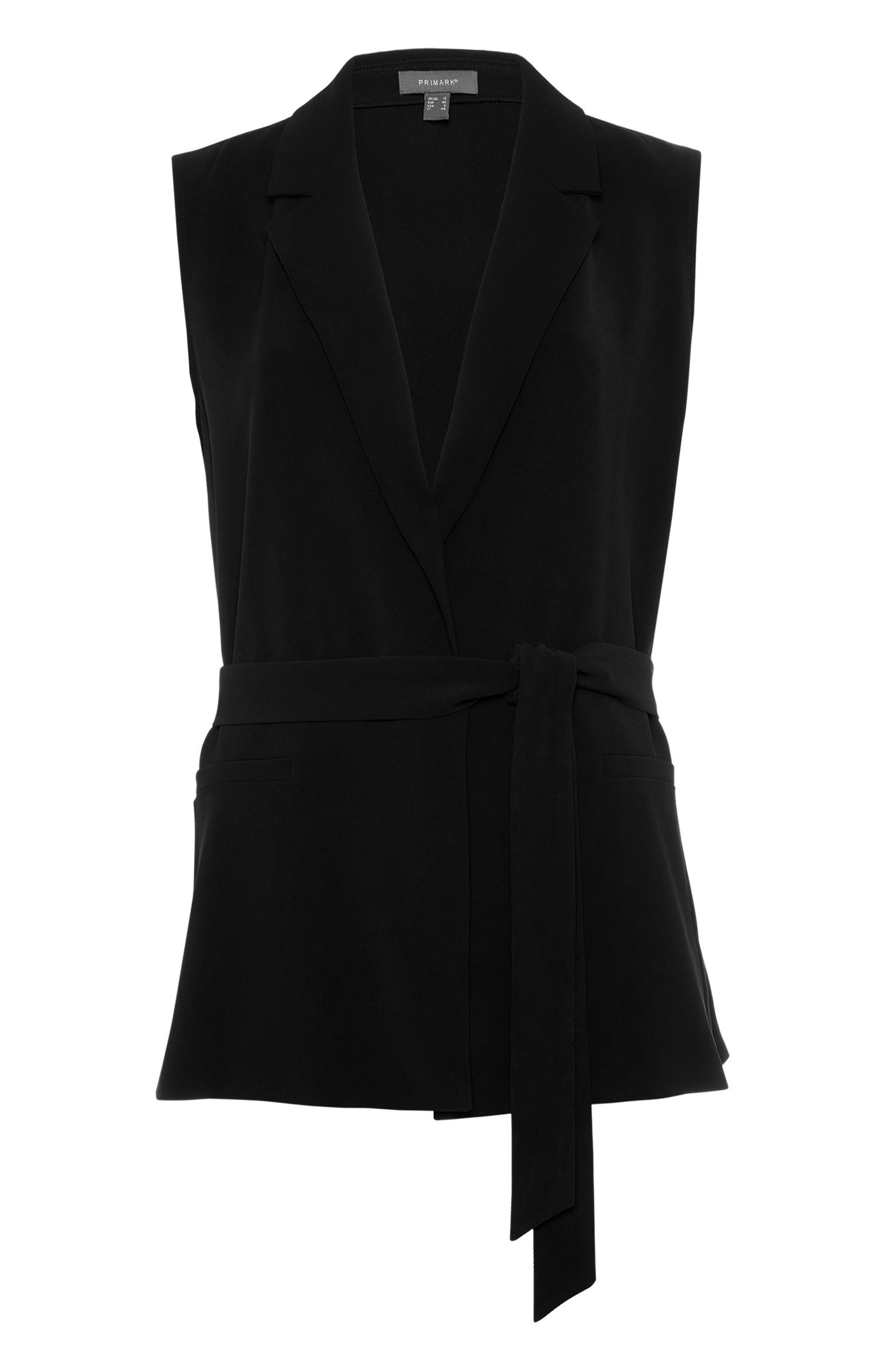 Colete cinto sarja preto