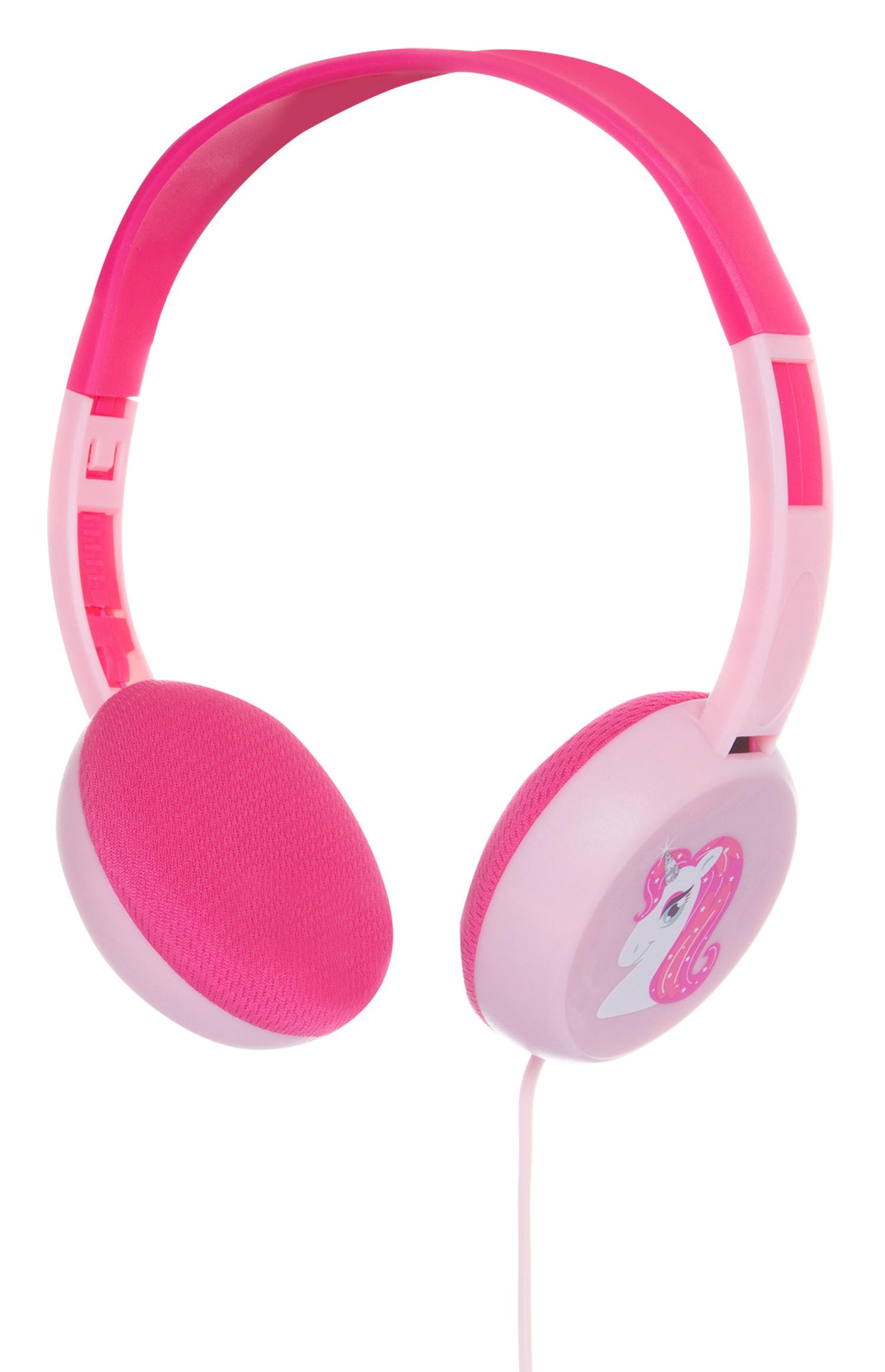 Roza slušalke s samorogom