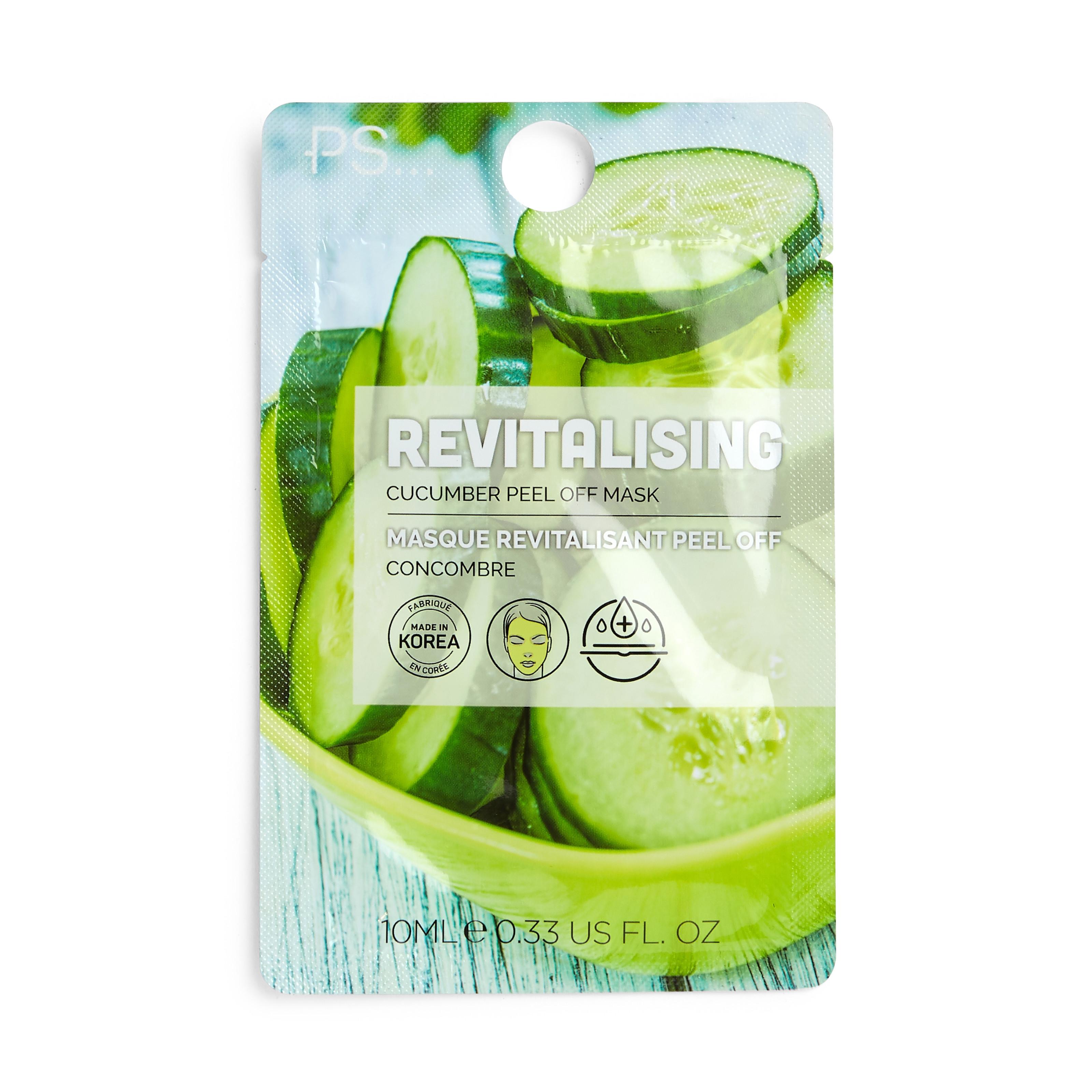 Máscara facial peel off revitalizante PS pepino