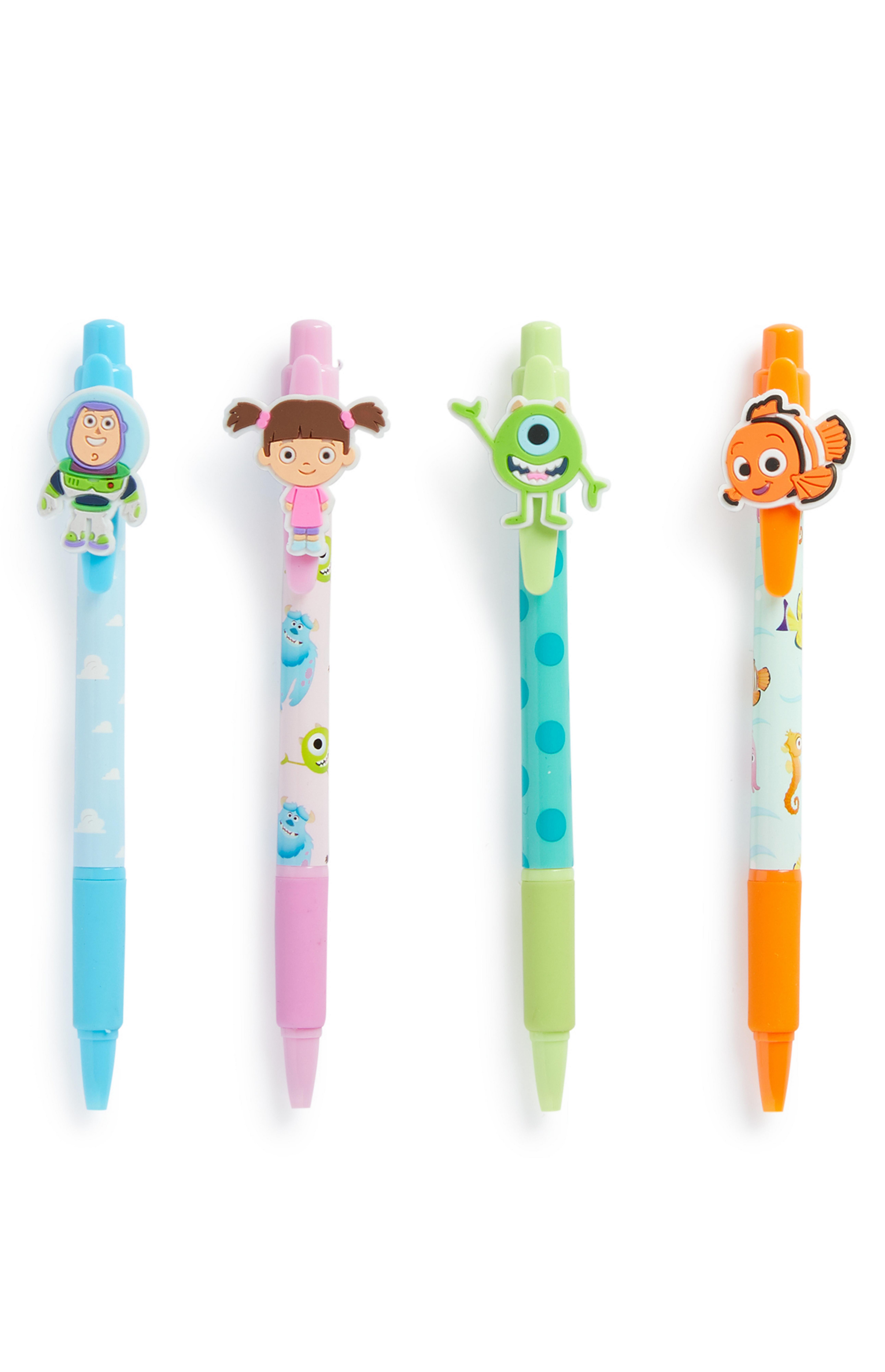 Barvita pisala z liki iz Pixarjevih risank, 4 kosi