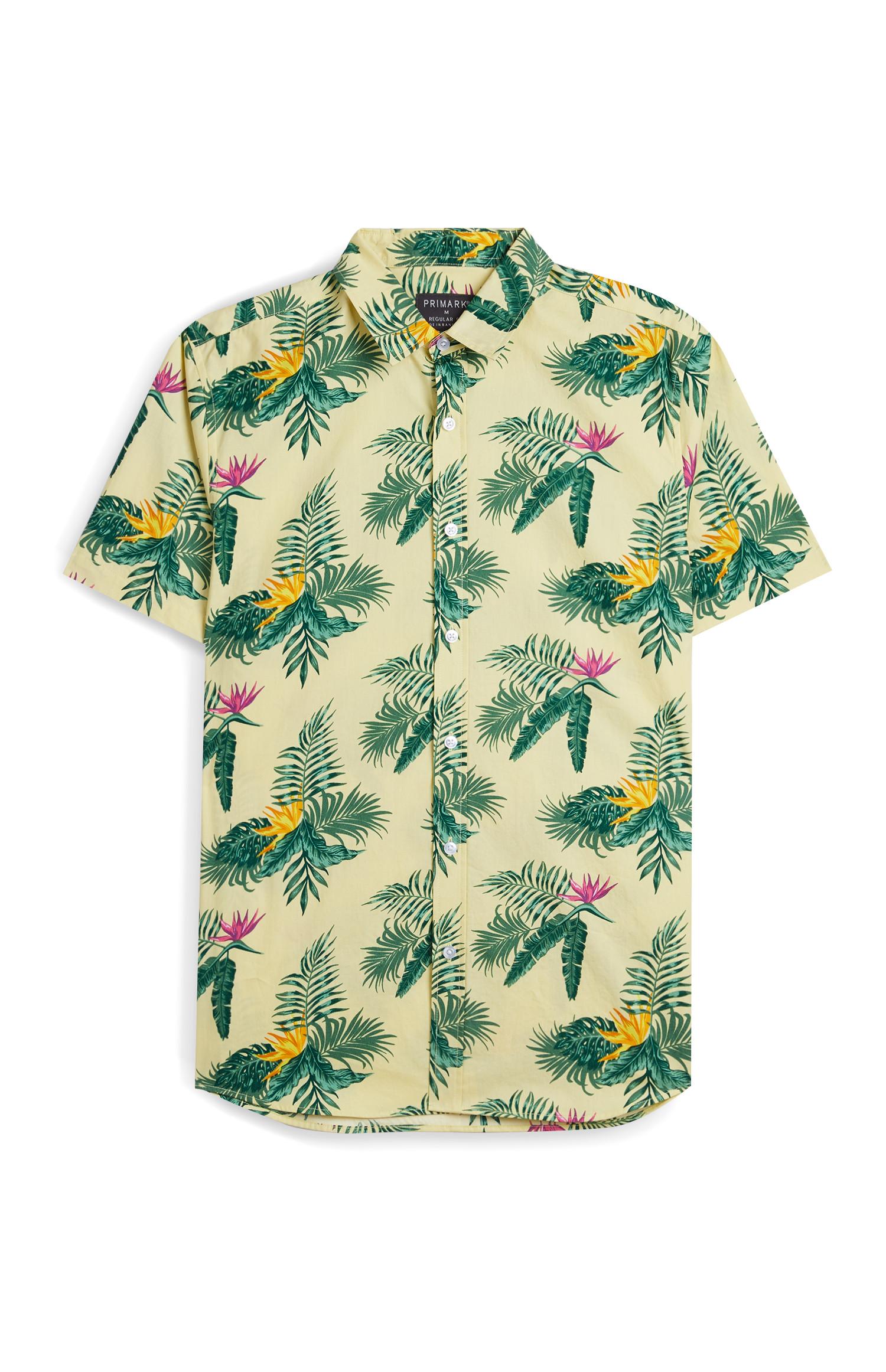 Shirts For Men Denim Long Sleeve Shirts Primark Uk - roblox open hawaiian shirt