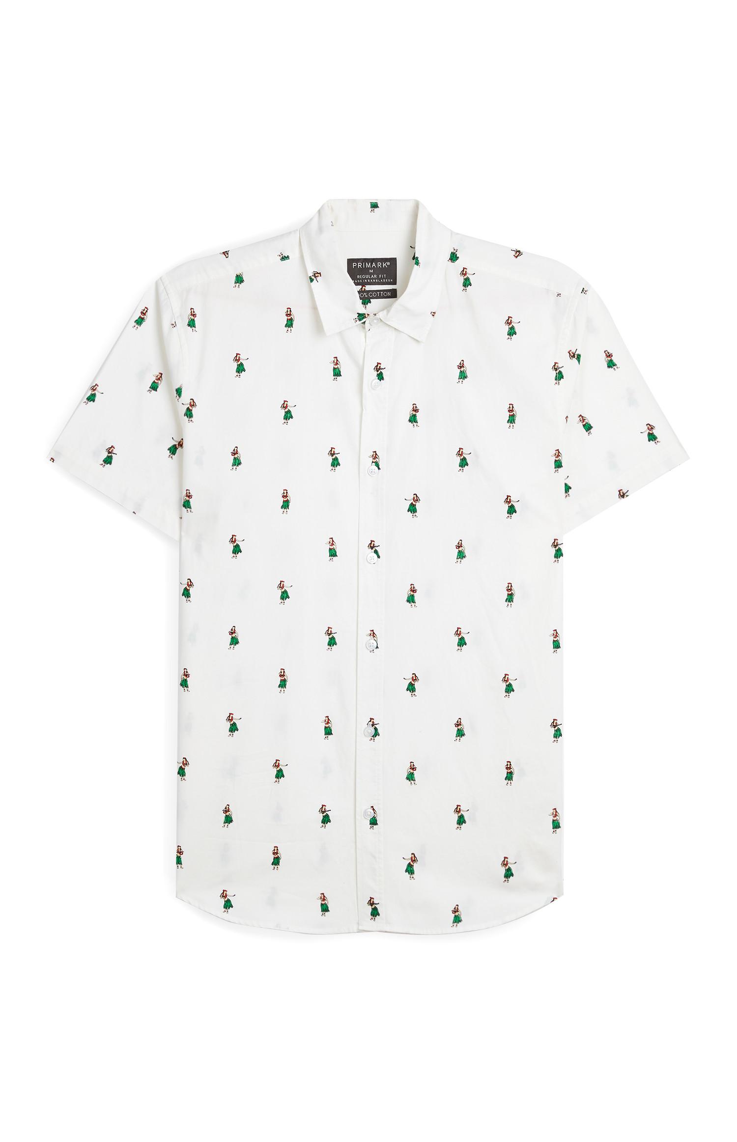 Camisa estampado Hoola menina branco