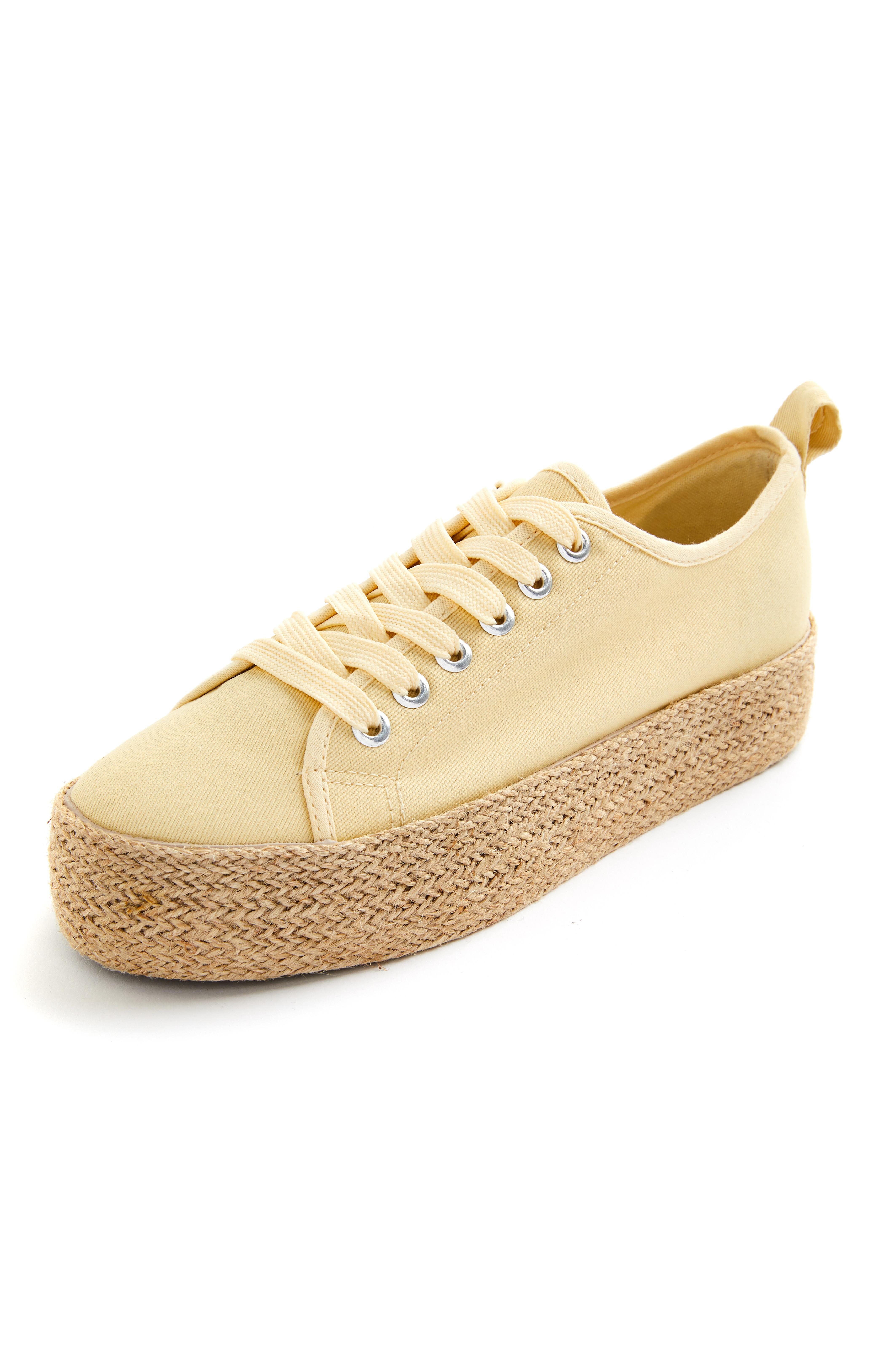 lemon yellow trainers