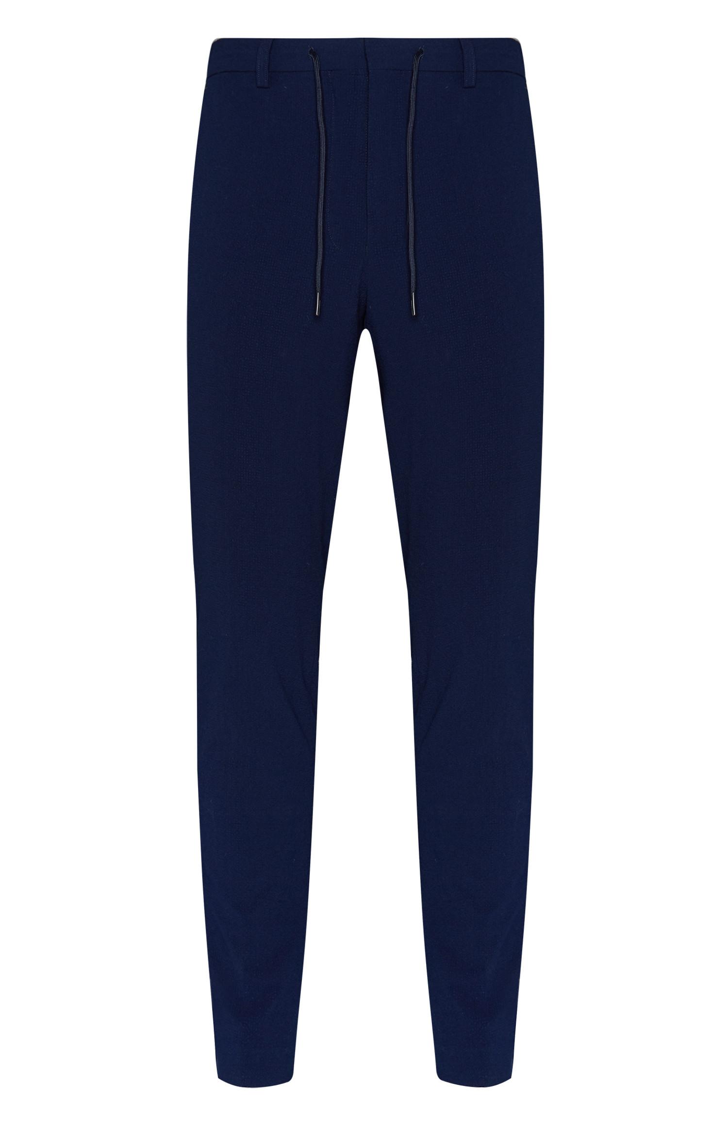 Calças treino Kem Cetinay formais azul-marinho