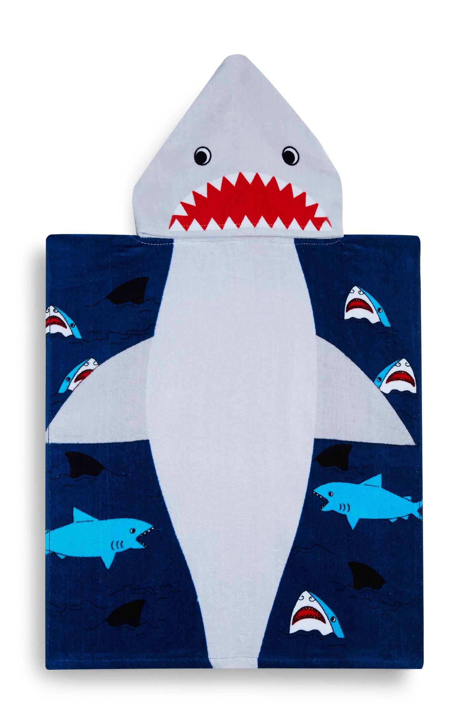 Toalha capuz tubarão