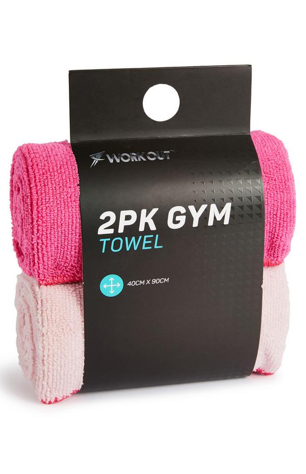 Gym Towels Fast Dry Sports Fitness Workout Sweat Towel for Men & Women Pink 