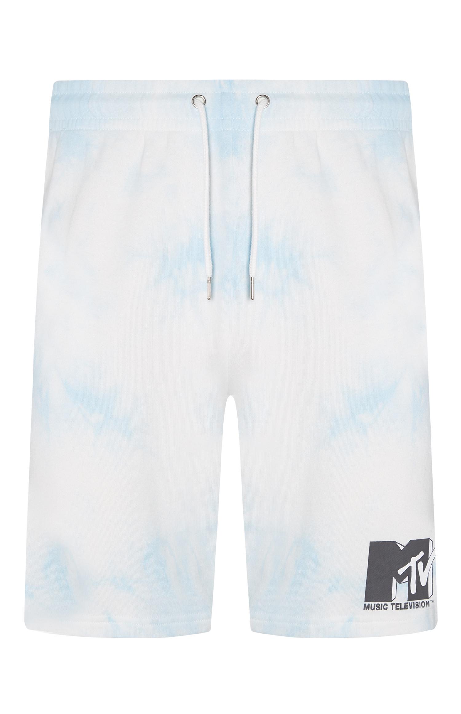 Short de jogging effet tie and dye avec logo MTV