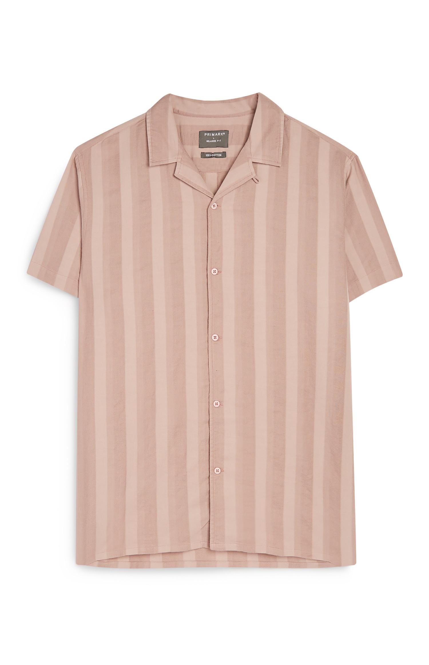 Shirts For Men Denim Long Sleeve Shirts Primark Uk - grey striped shirt with denim jacket roblox grey stripes