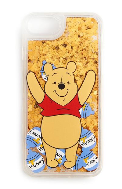 Yellow Glitter Winnie The Pooh Phone Case