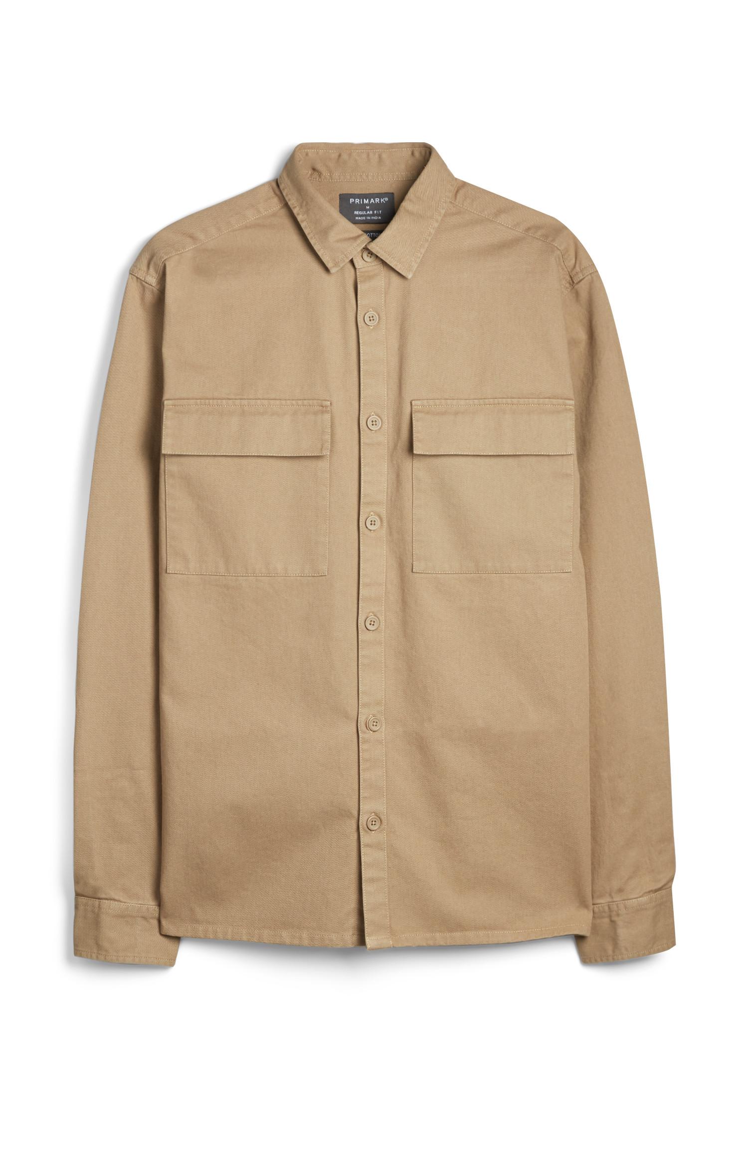 Camisa manga comprida cru