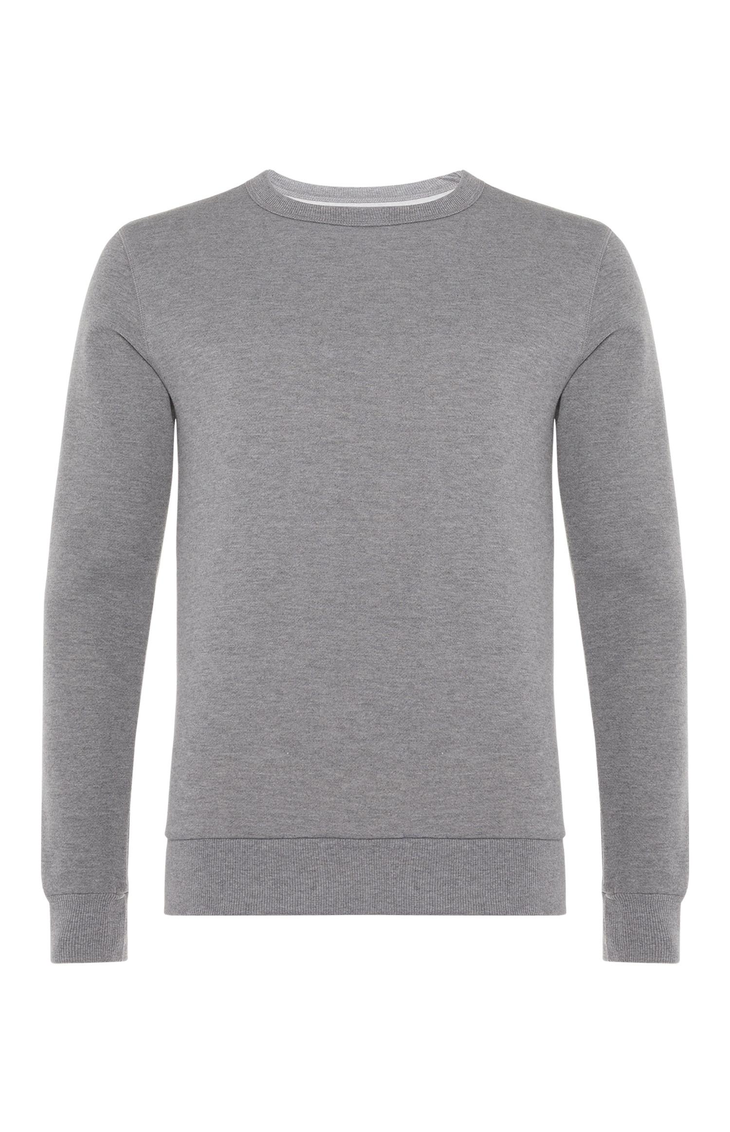 Camisola gola redonda cinzento