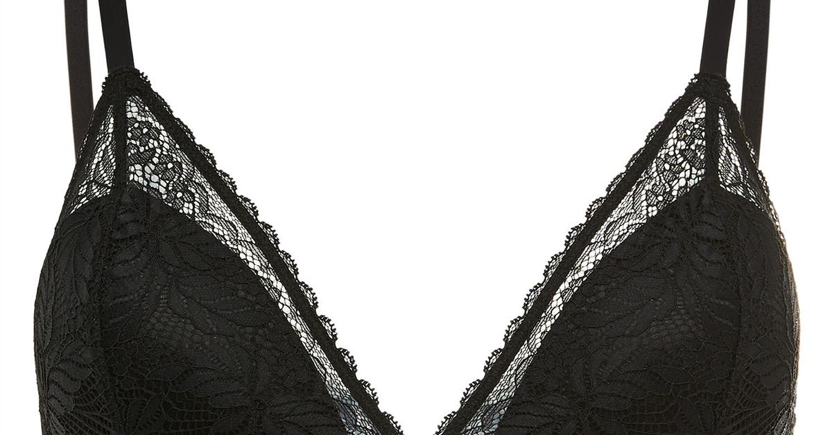 Black Non-Wired Lace Bralette | Lingerie Coordinates | Lingerie ...