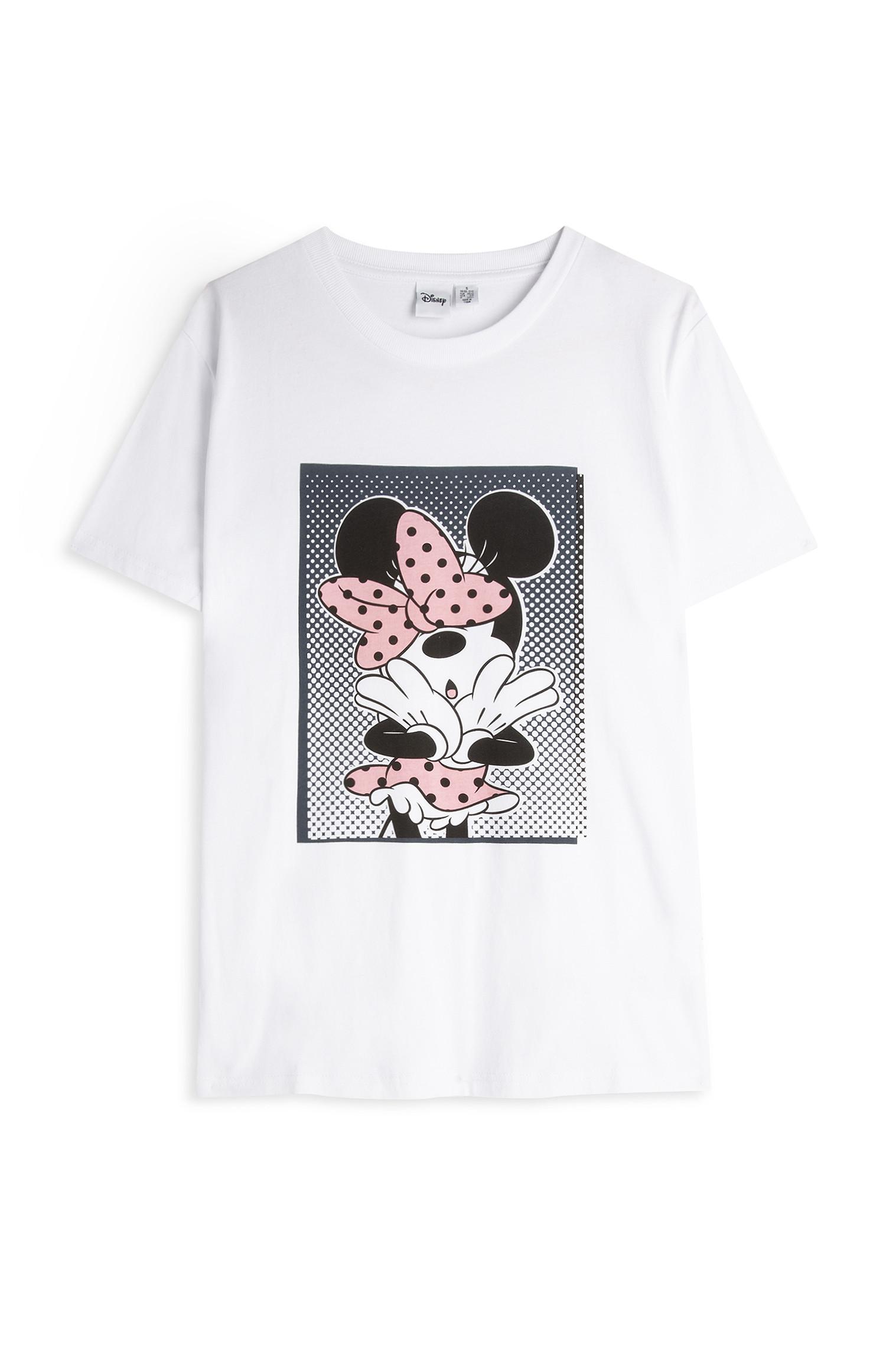 T-shirt Minnie Mouse branco