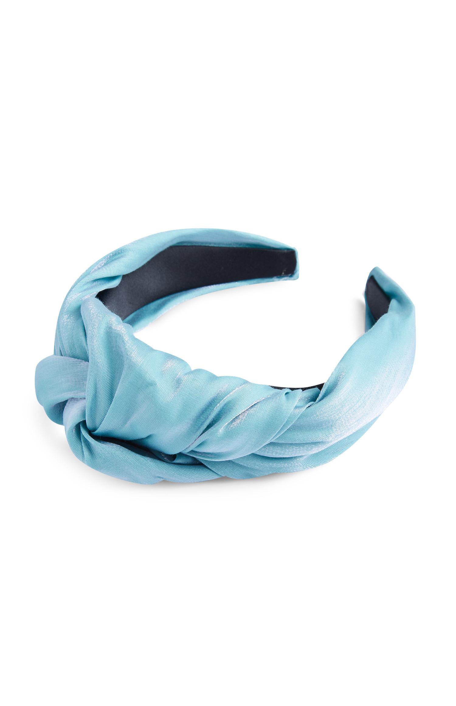 Moder naglavni obroč z vozlom