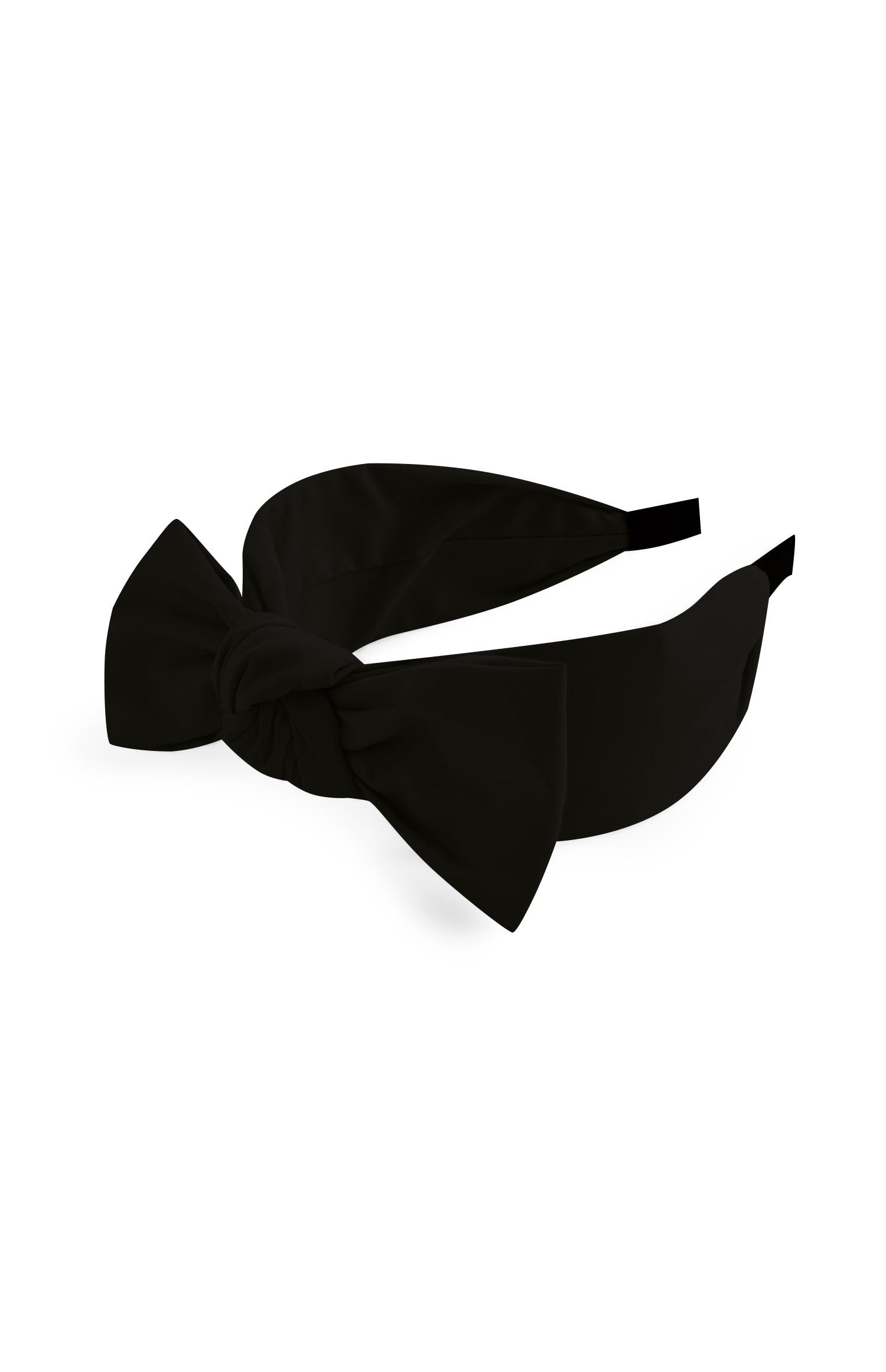 Bandolete grossa laço nó preto