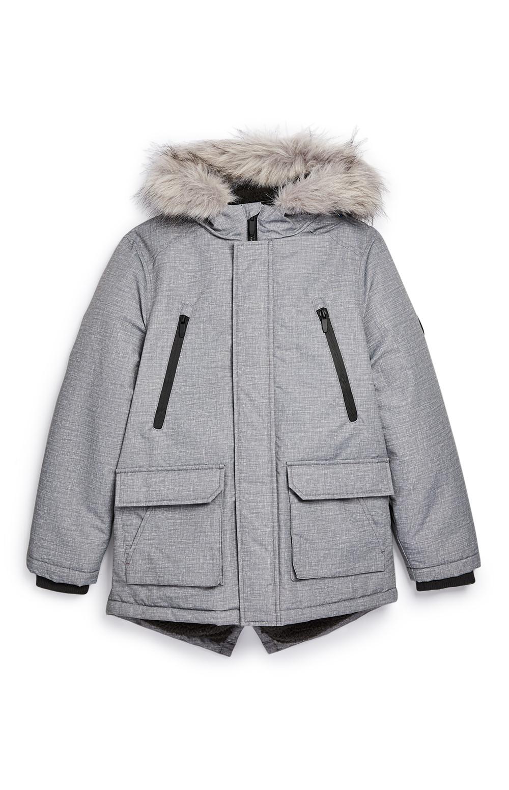 Parka Gris Para Nino Mayor Abrigos Y Chaquetas Para Ninos Mayores Ropa Para Nino Mayor Moda Para Ninos Ropa Para Ninos Todos Los Productos Primark Primark Espana