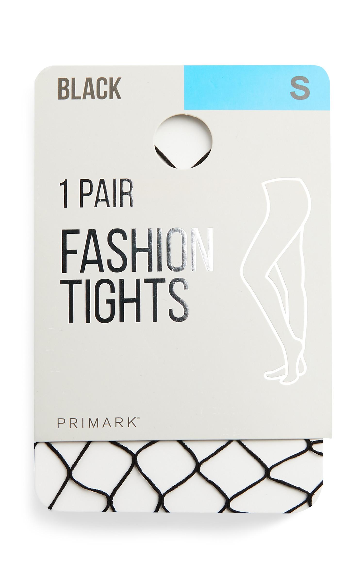 Collants rede larga preto