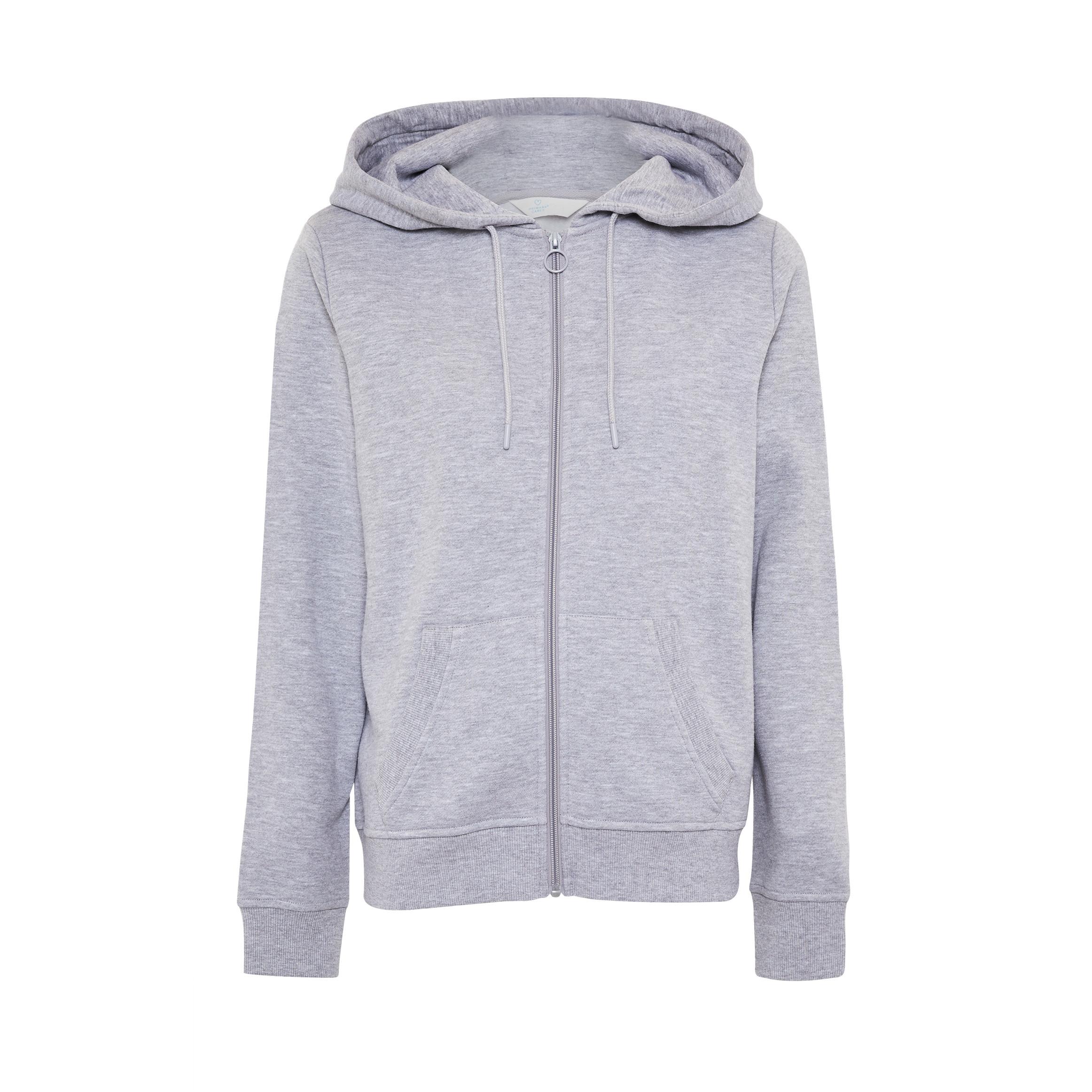 Sweat à capuche gris zippé Tenues de sport femme Mode femme Nos