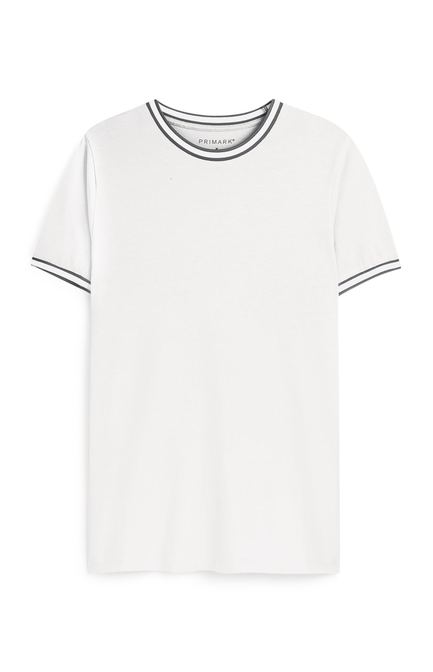 T-shirt gola redonda branco