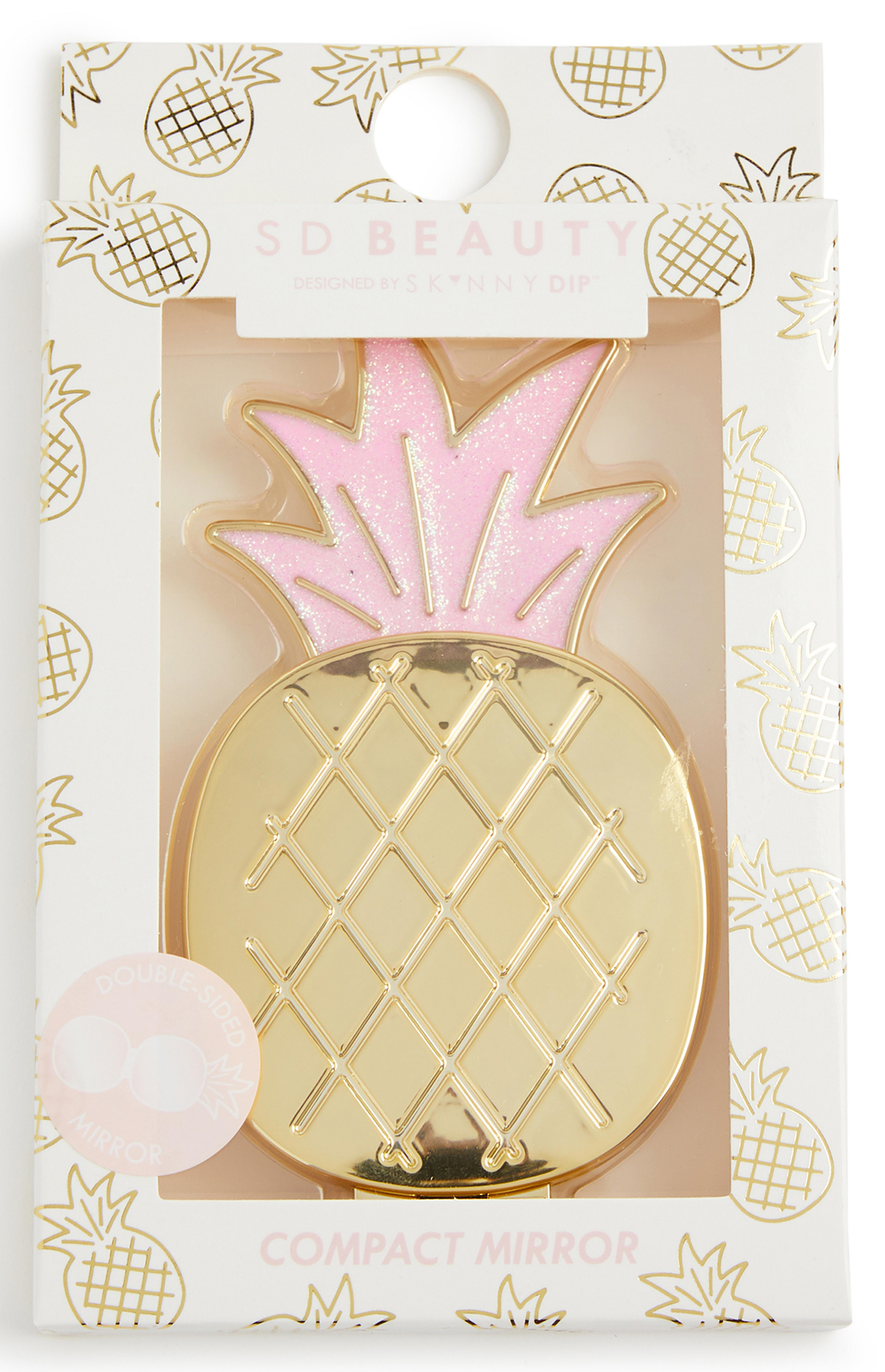 Skinny Dip Beauty Pineapple Compact Mirror Beauty Accessories