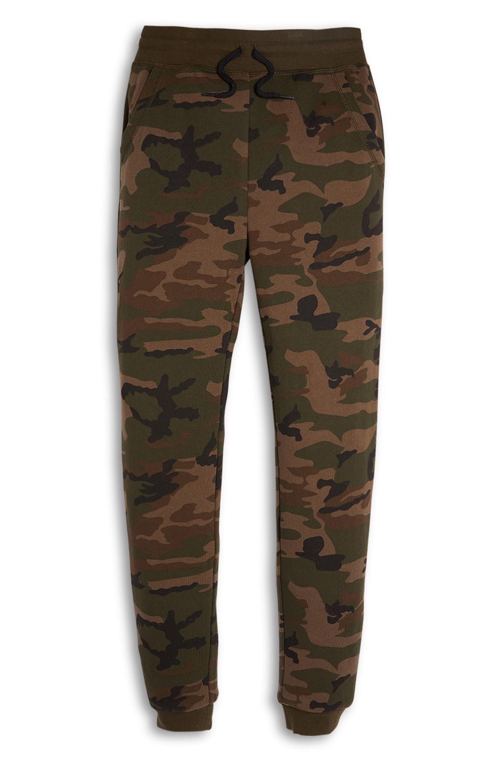 camo joggers primark