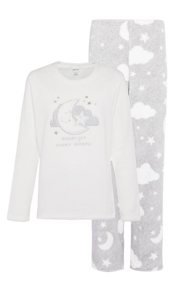 Primark Pyjamas kombiniert graue Druckkatze Rabatt 59 % Grau/Rosa XS DAMEN Unterwäsche & Nachtwäsche Schlafanzug 