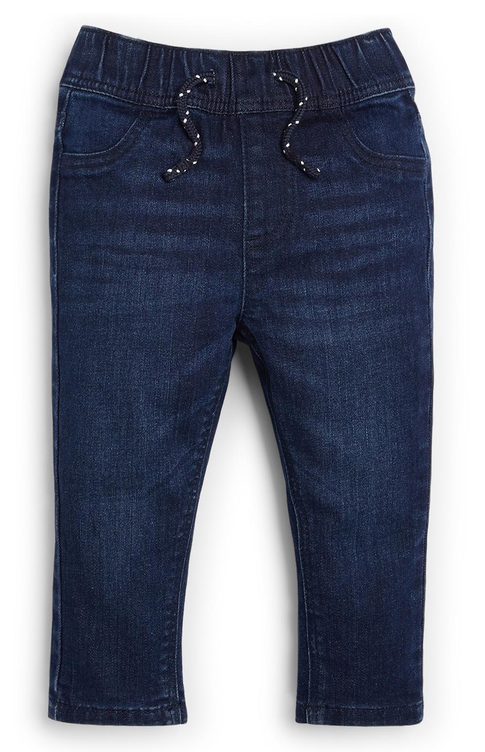 dark blue denim jeans