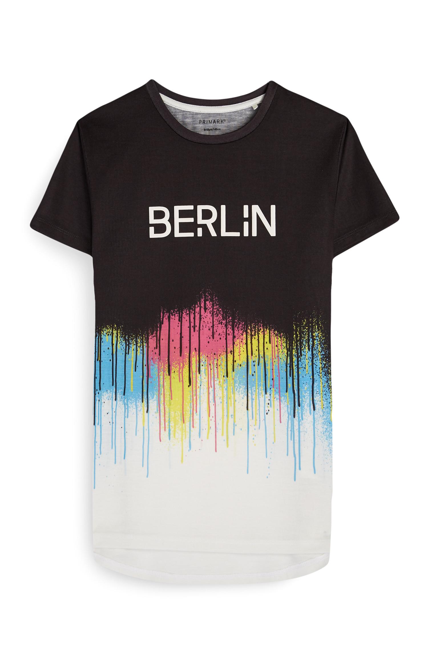 T-shirt Berlin pingos tinta rapaz