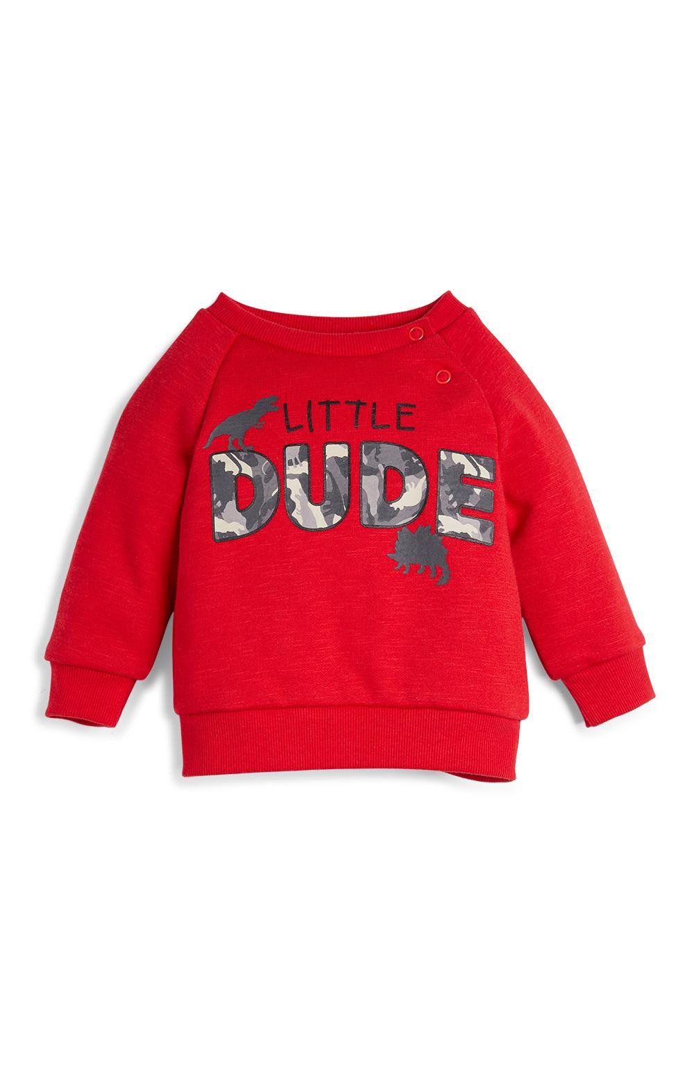 baby boy crew neck sweatshirt