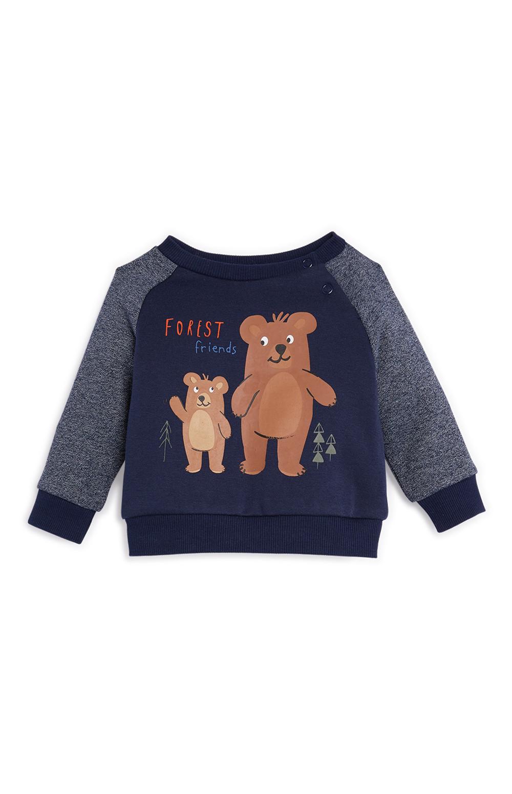 baby boy crew neck sweatshirt