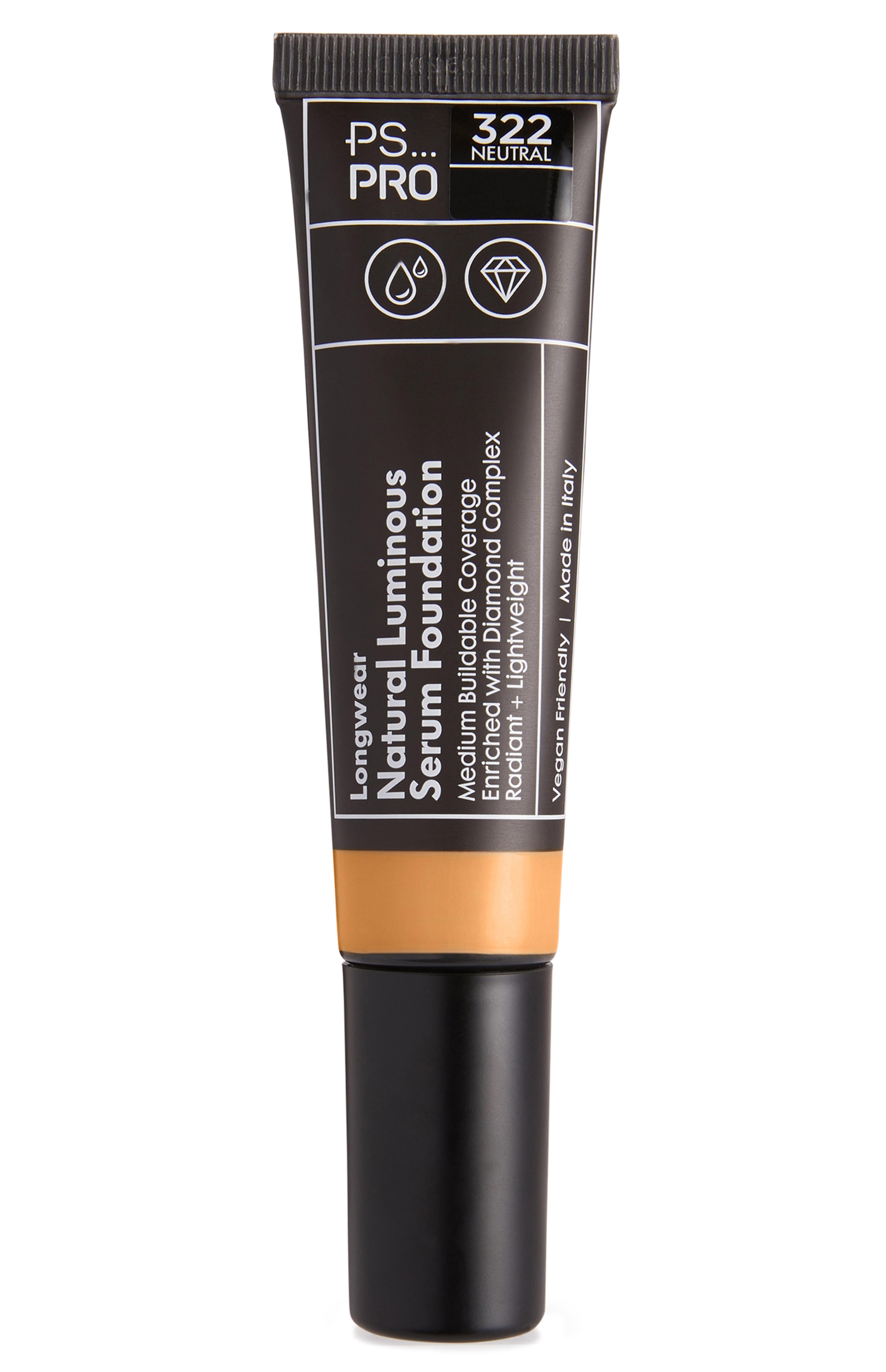„PS Pro 322 Neutral“ Lang anhaltende Serum-Foundation für einen natürlich strahlenden Teint