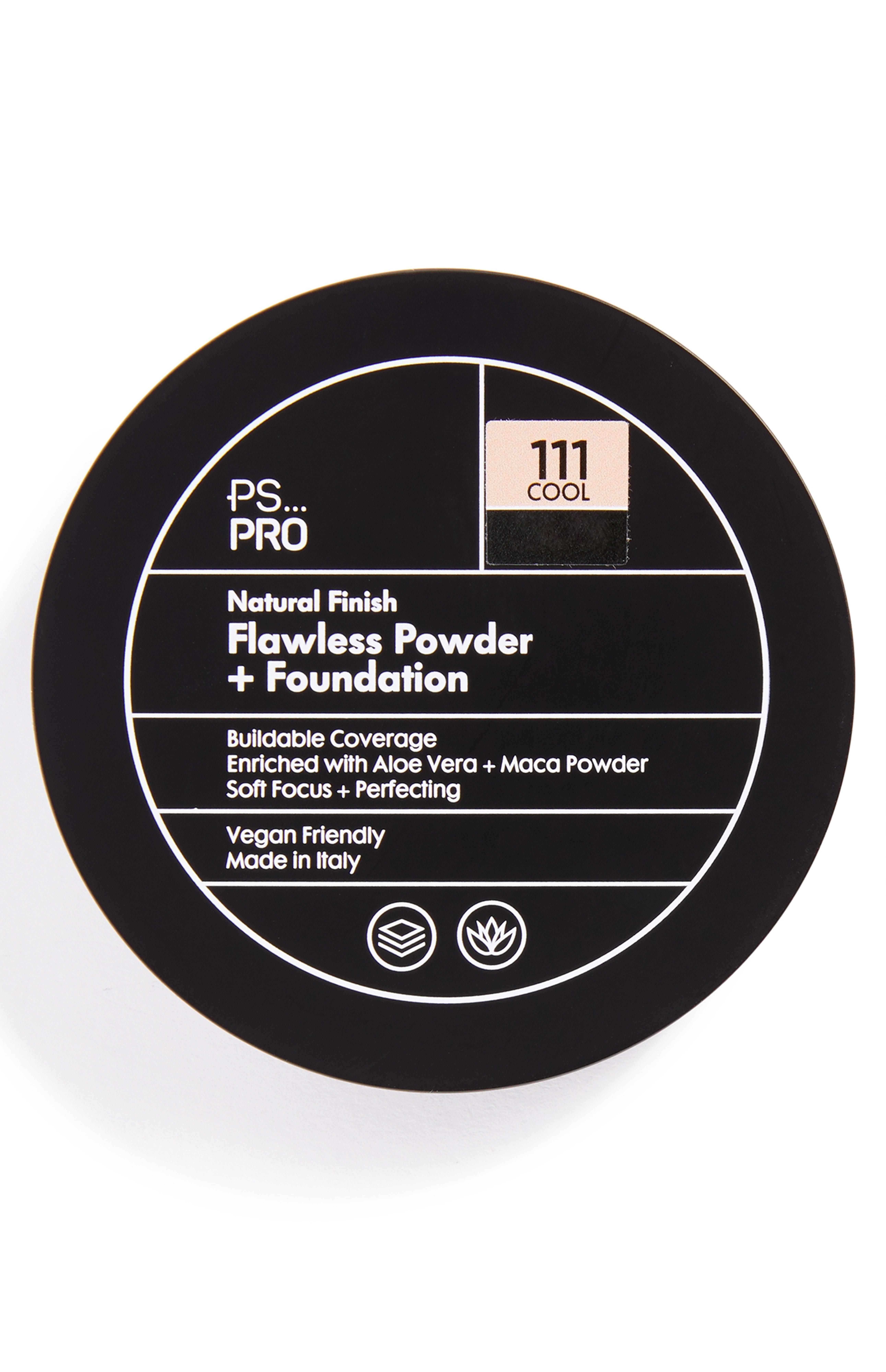 PS Pro Natural Finish Flawless Powder and Foundation 111 Cool