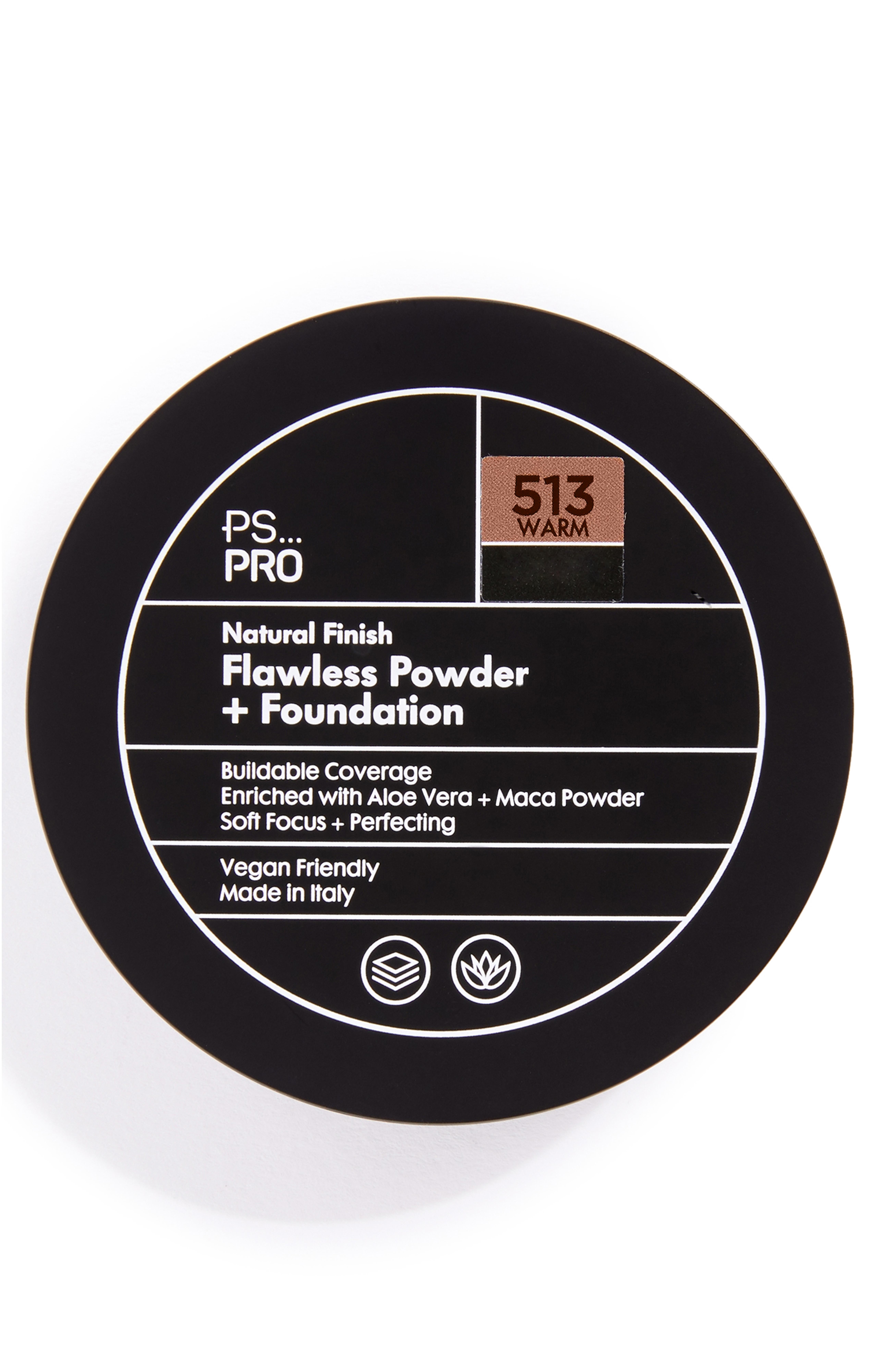 „PS Pro 513 Warm“ Puder und Foundation für einen makellosen, natürlichen Teint