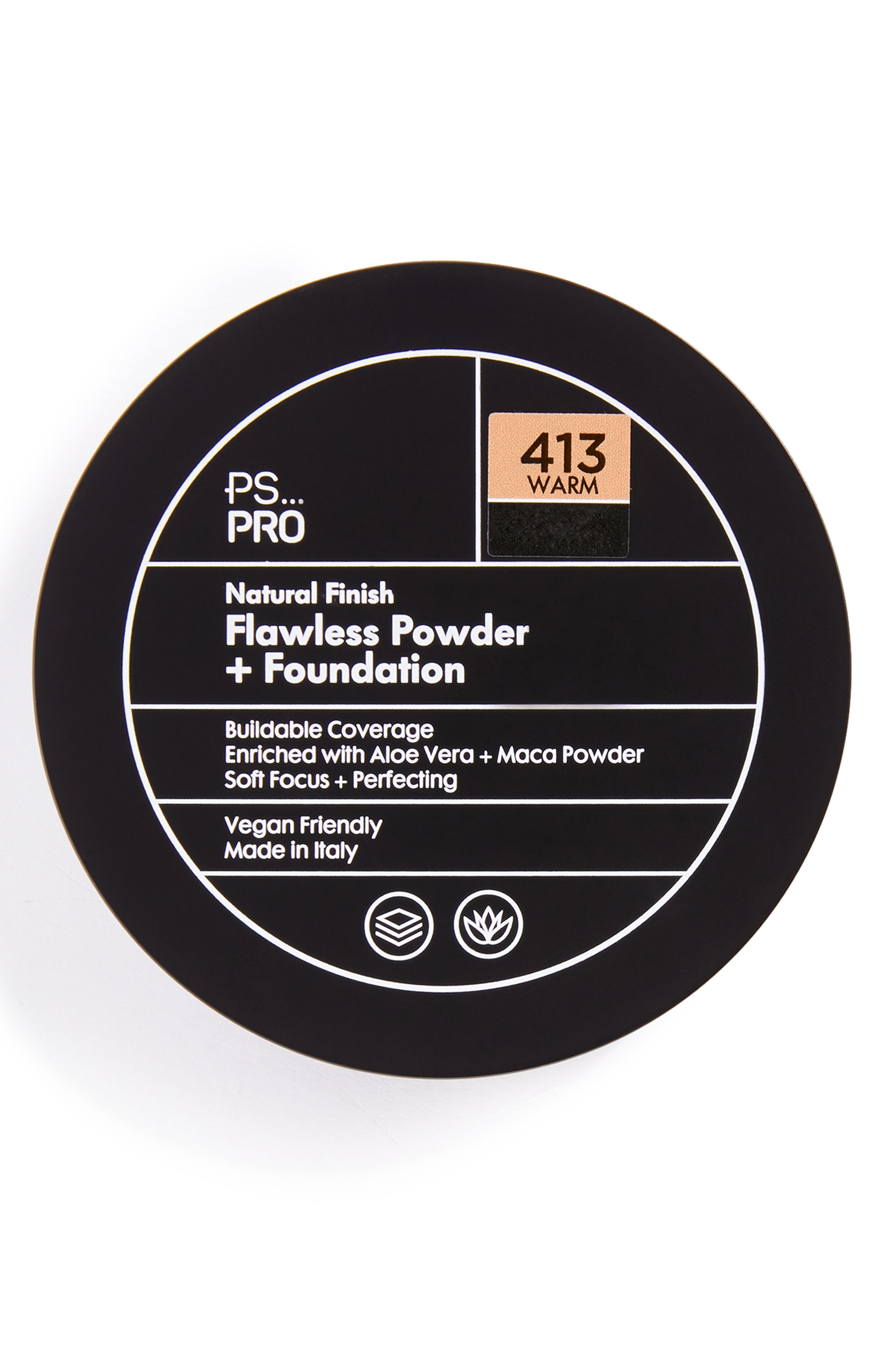 PS Pro Natural Finish Flawless Powder and Foundation 413 Warm
