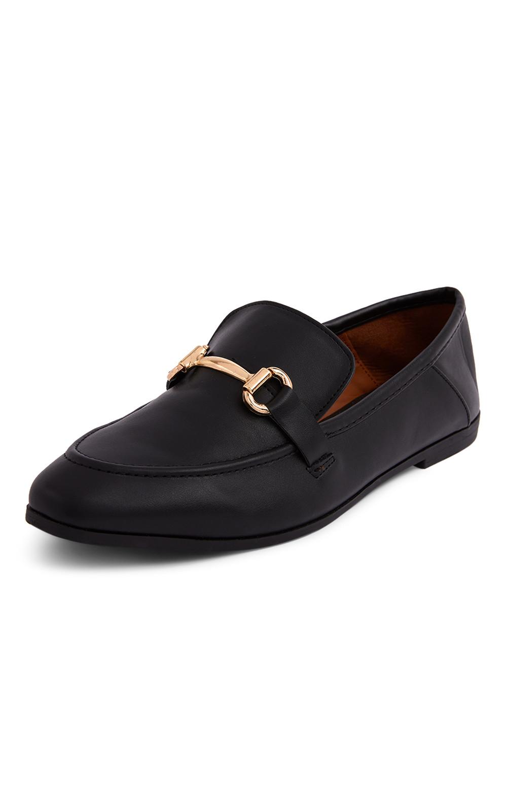 formal black loafers